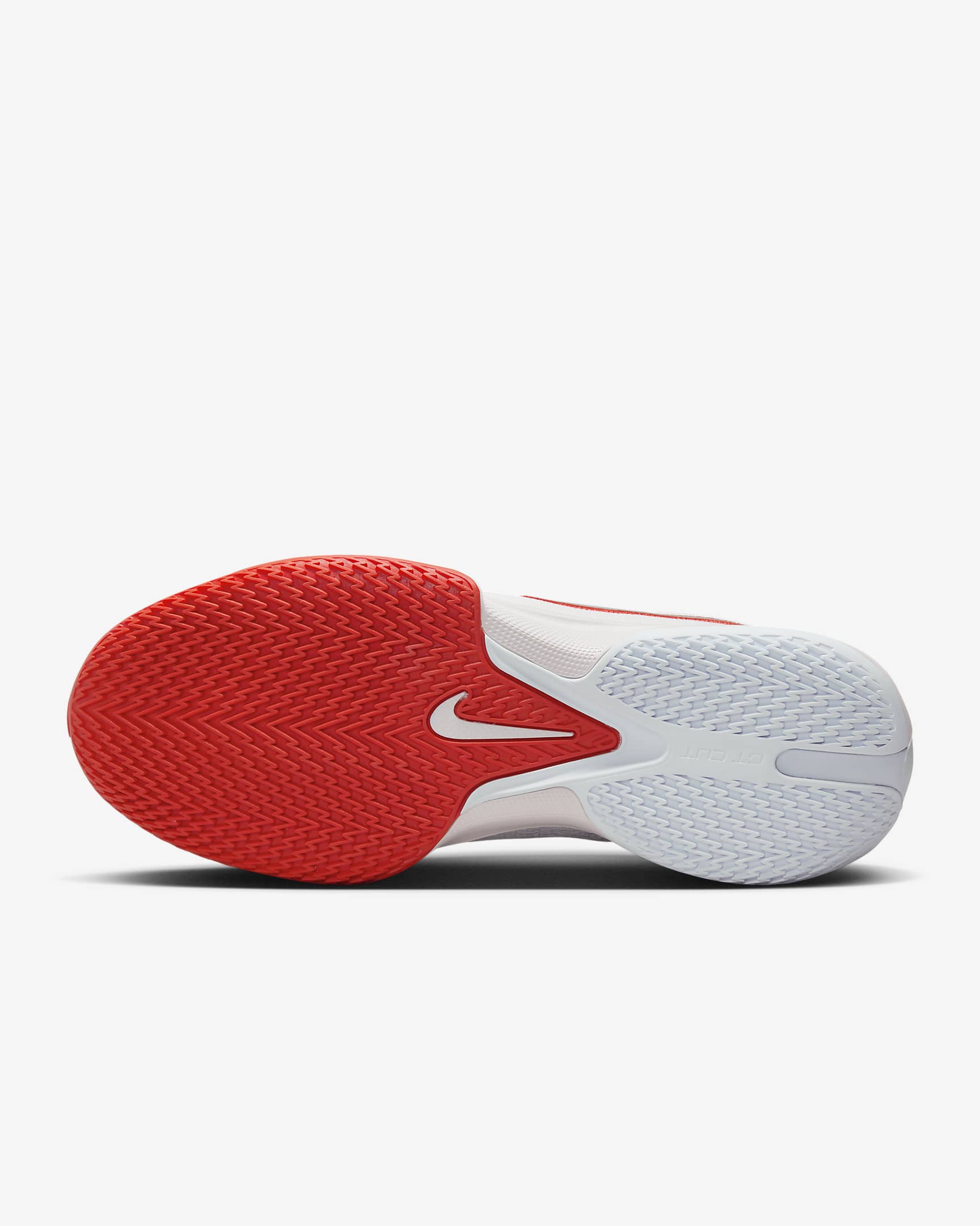 Nike G.T. Cut Academy Basketball Shoes - Summit White/Picante Red/Football Grey/Metallic Silver