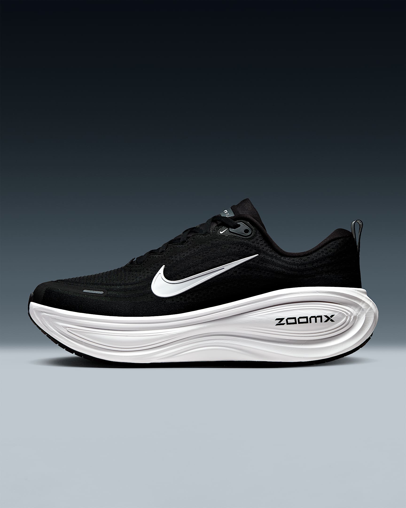 Nike Vomero Plus Men's Road Running Shoes (Extra Wide) - Black/Cool Grey/Metallic Dark Grey/White