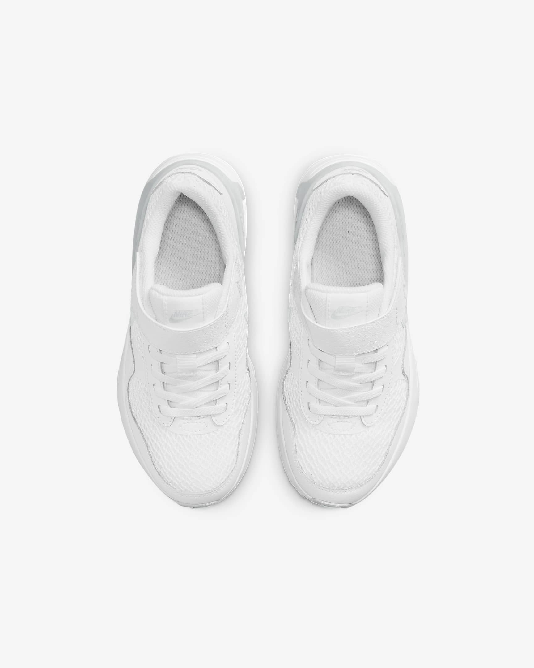 Nike Air Max SYSTM Younger Kids' Shoes - White/Pure Platinum/White