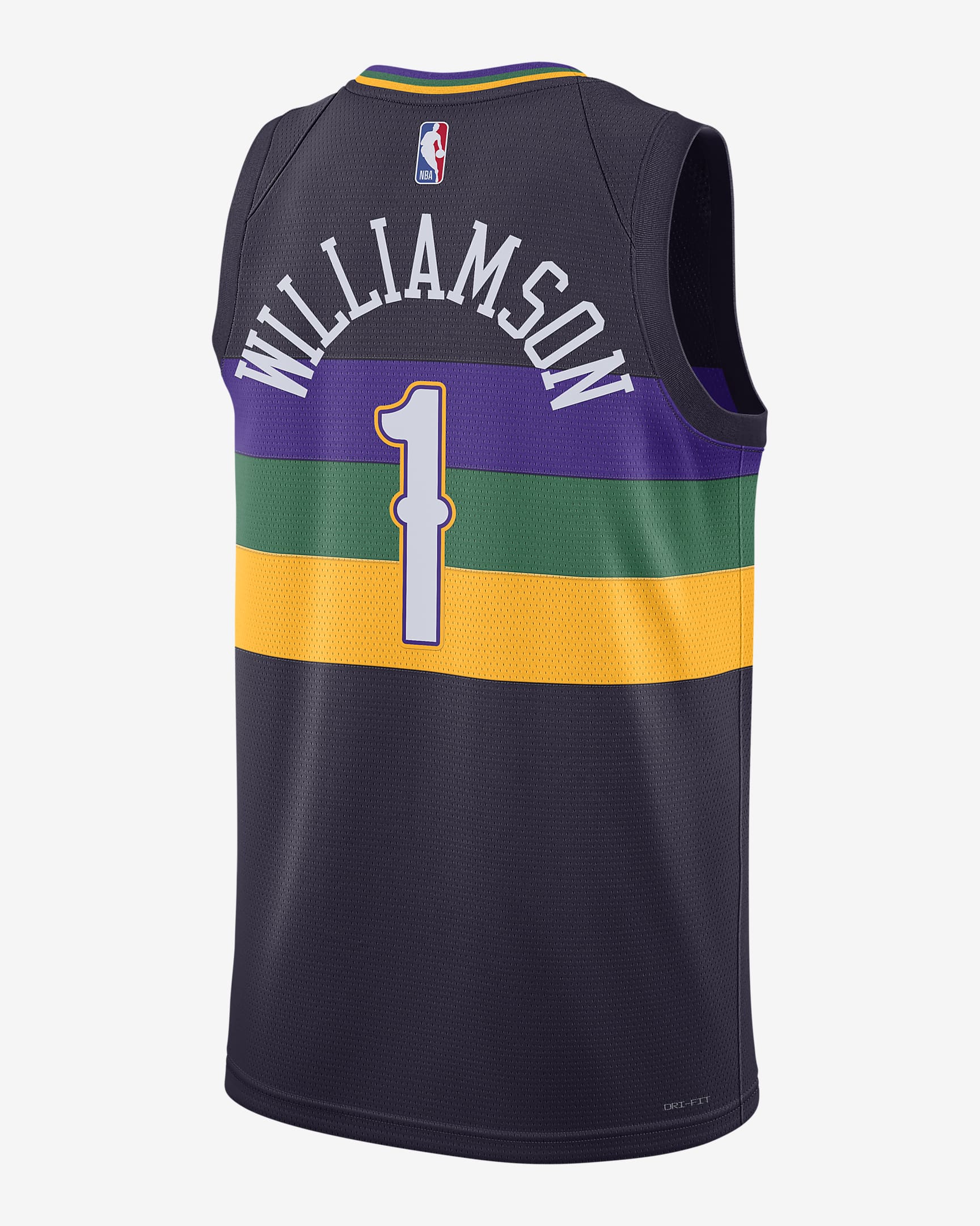 Zion Williamson New Orleans Pelicans City Edition Nike Dri-FIT NBA ...