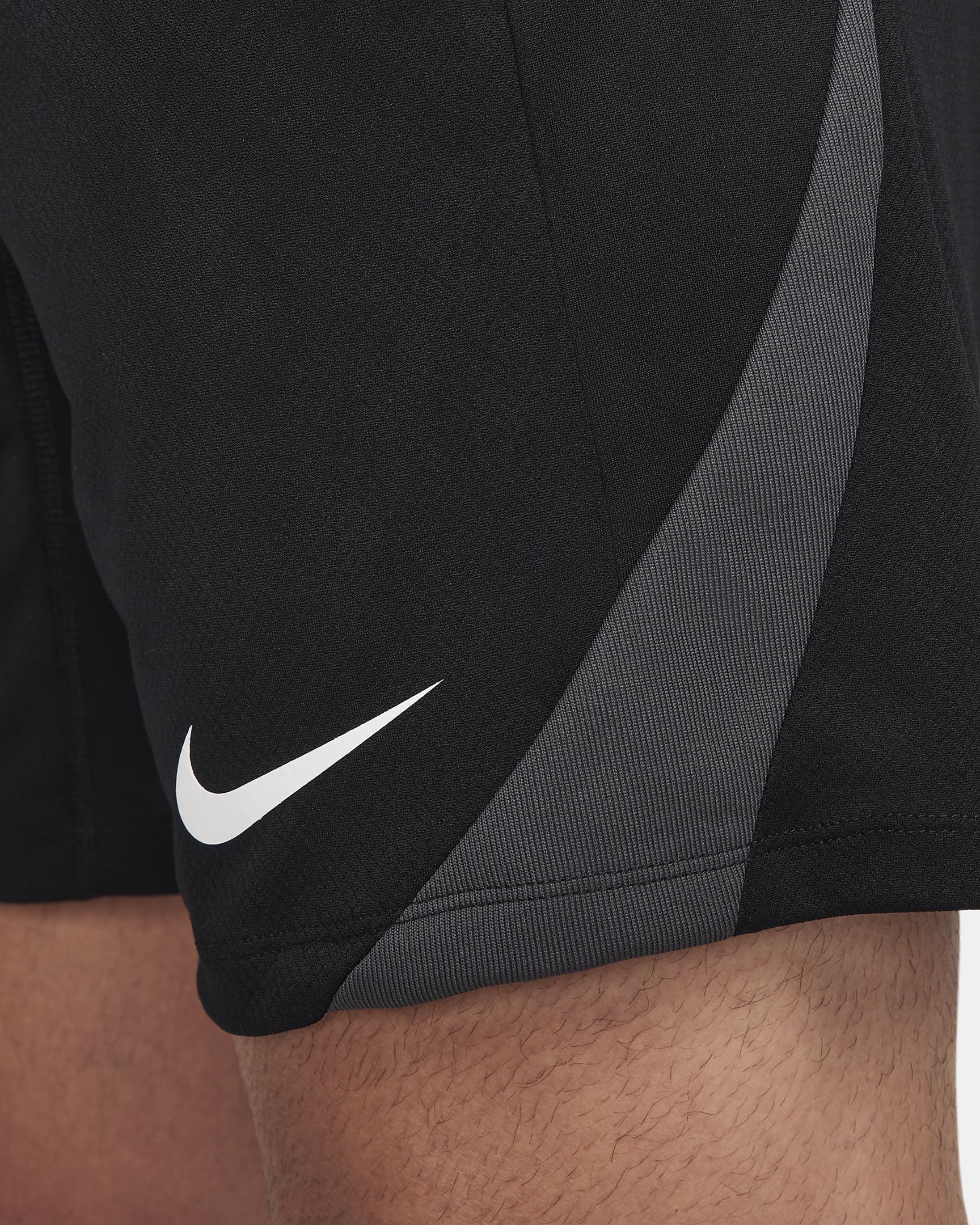 Shorts de fútbol Dri-FIT para hombre Nike Strike - Negro/Negro/Antracita/Blanco