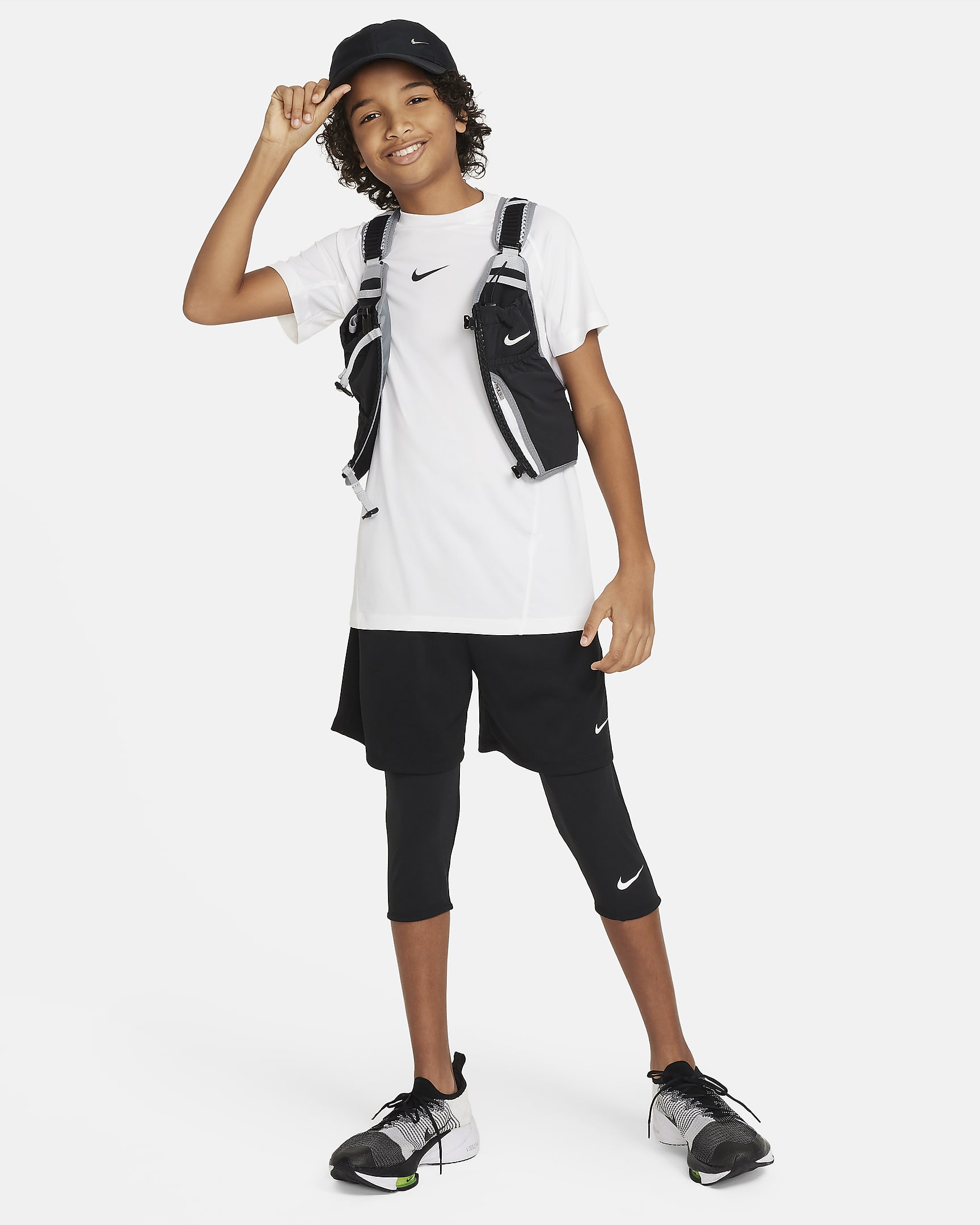 Nike Pro DriFIT Older Kids' (Boys') 3/4Length Tights. Nike ZA