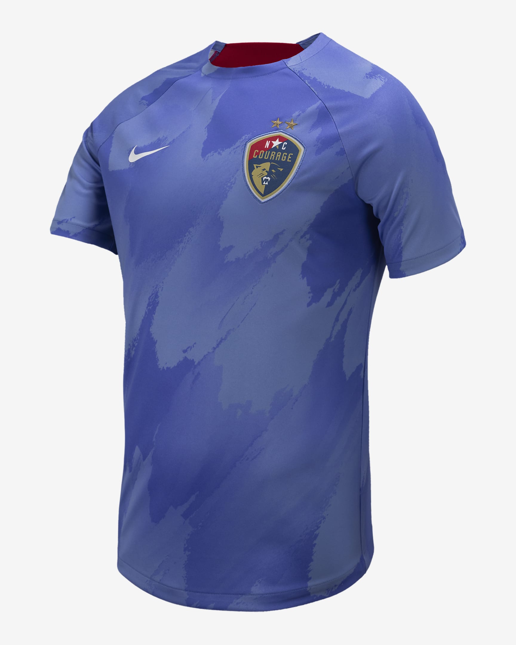 Playera para antes del partido Nike NWSL para hombre North Carolina Courage - Azul gozo