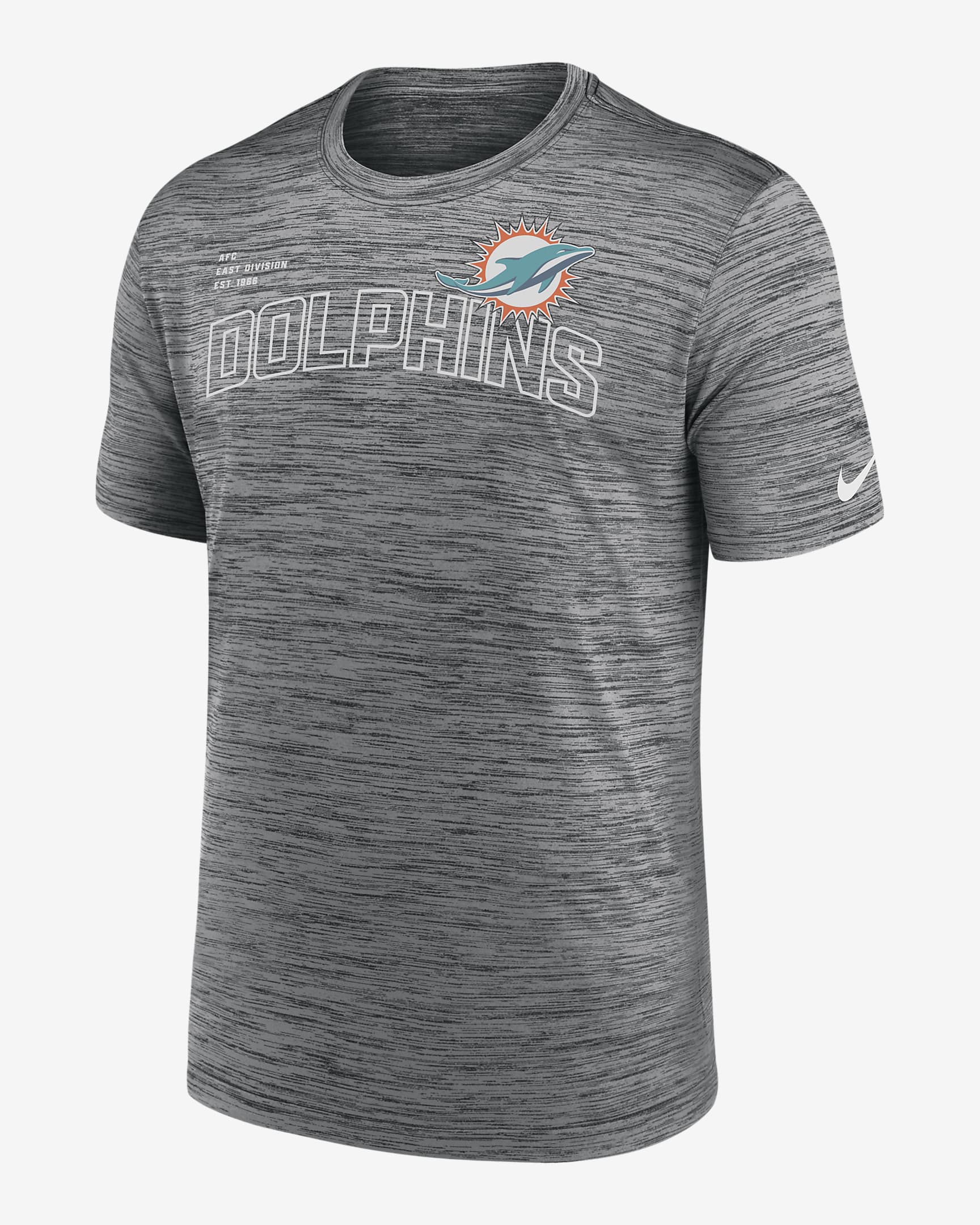 Miami Dolphins Velocity Arch Men's Nike NFL T-Shirt. Nike.com