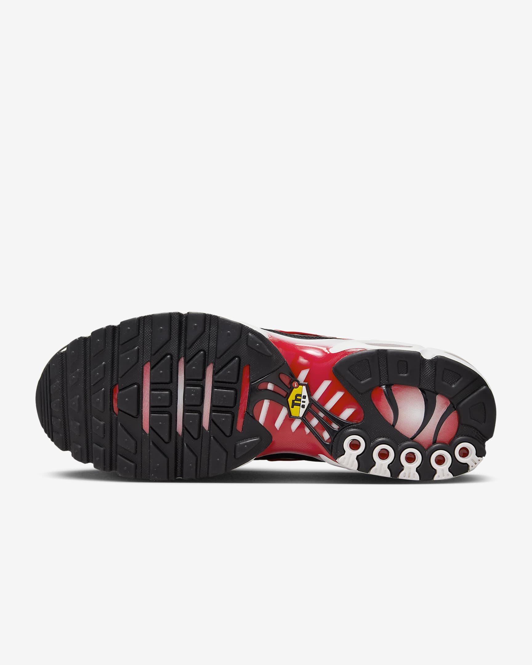 Nike Air Max Plus Herrenschuh - Weiß/Schwarz/Metallic Silver/University Red