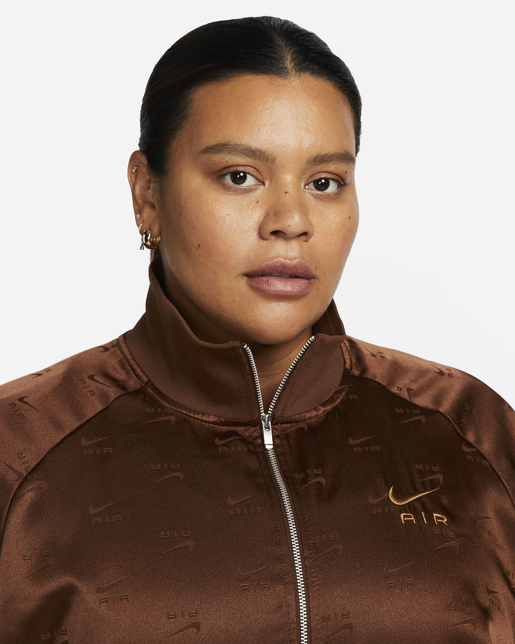 nike air satin track jacket