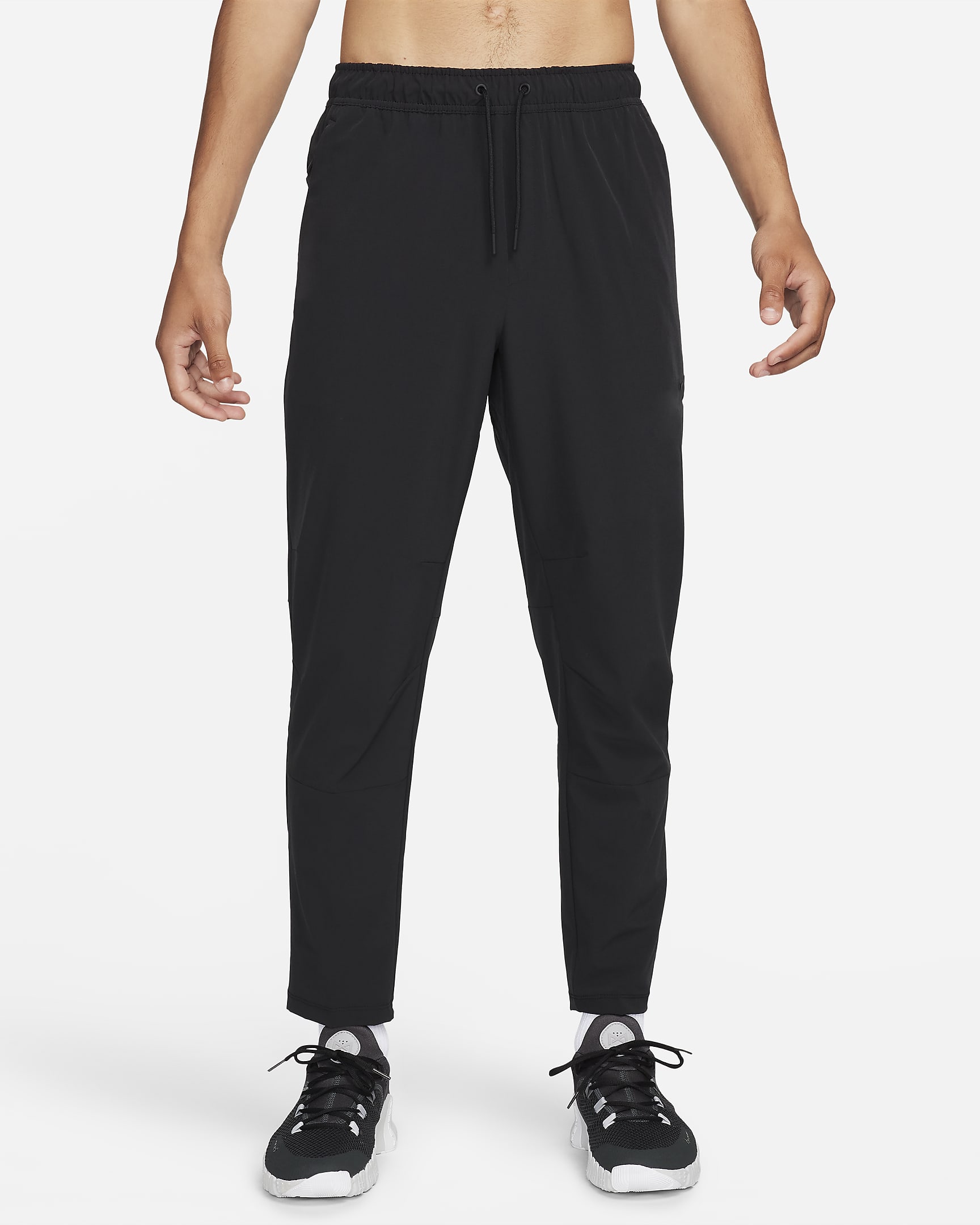 Nike Unlimited Men's Dri-FIT Tapered Leg Versatile Pants - Black/Black/Black