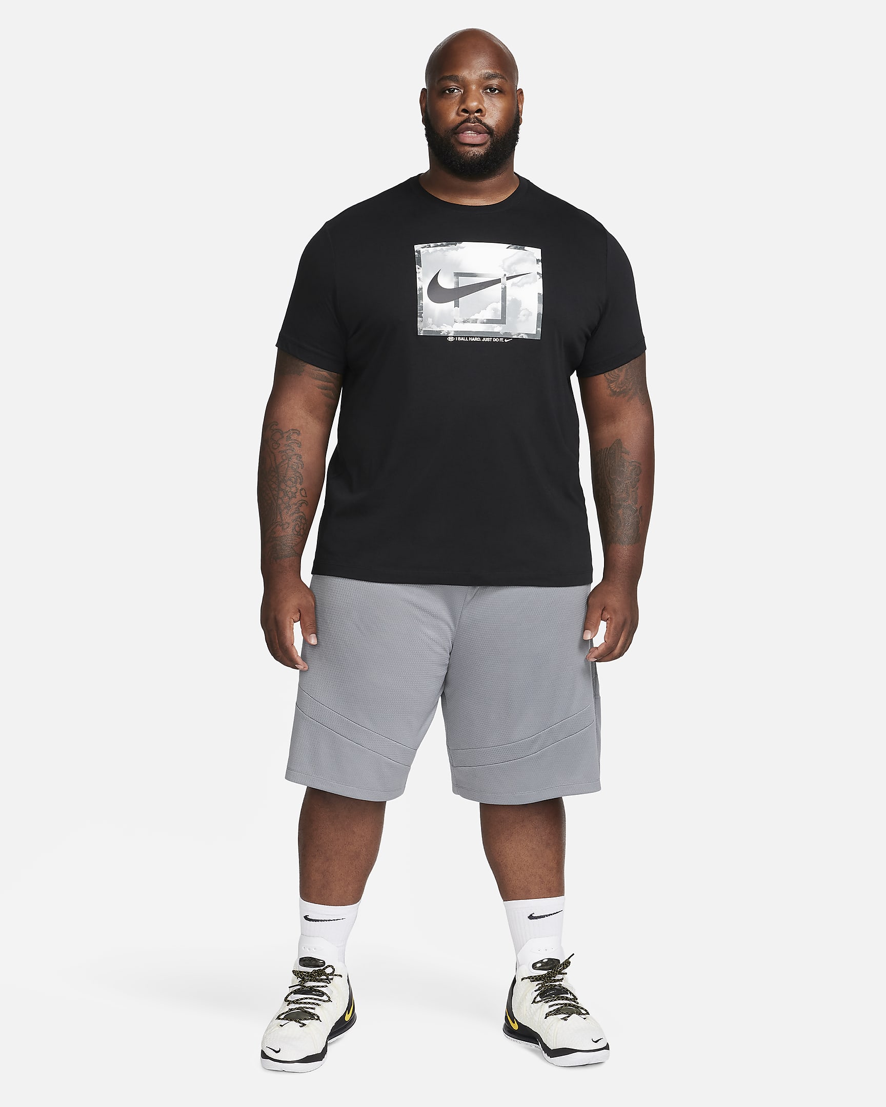 Nike Icon Pantalons curts Dri-FIT de 28 cm de bàsquet - Home - Cool Grey/Cool Grey/Negre