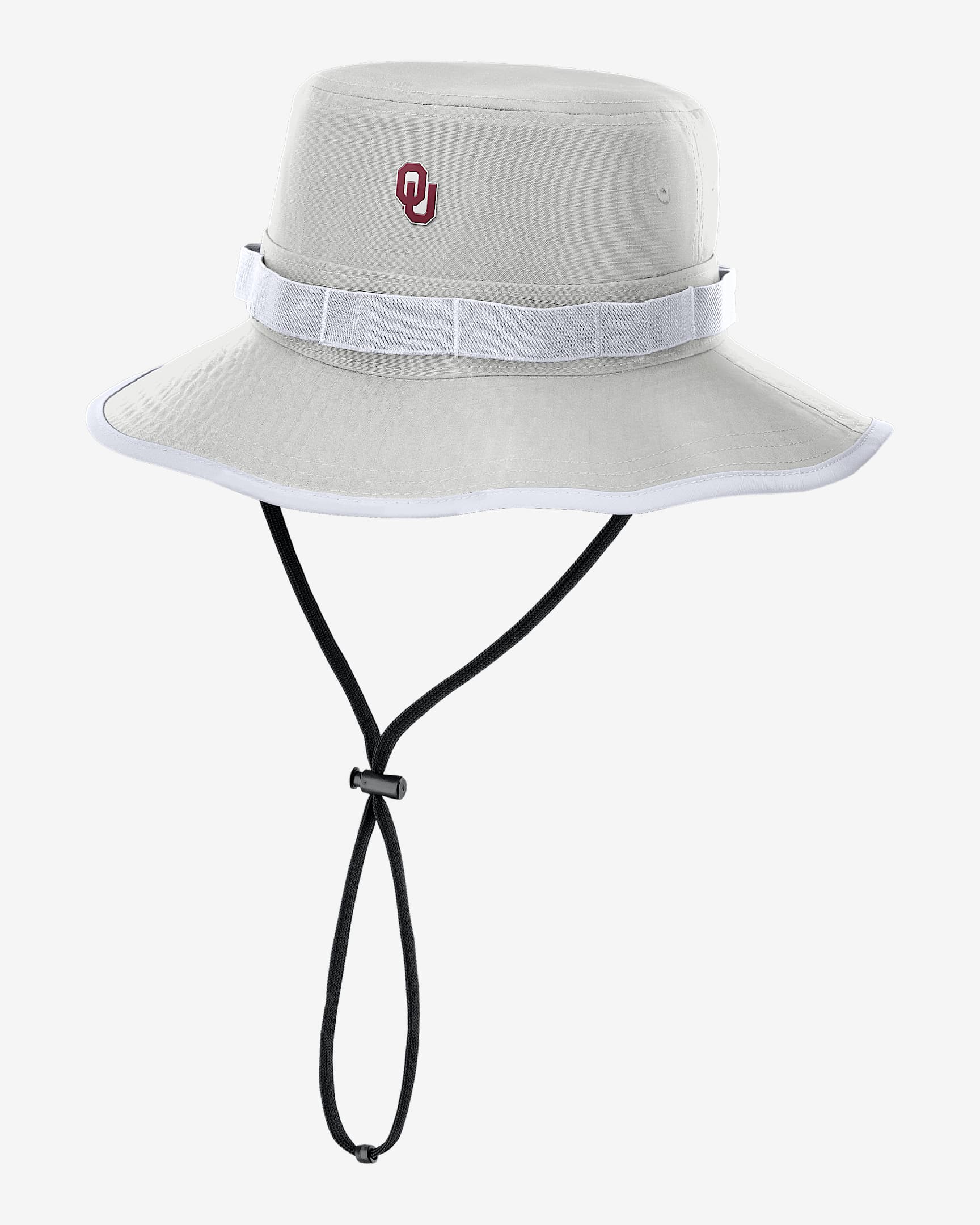 Gorro tipo pescador universitario Nike Dri-FIT para hombre Oklahoma Sideline Apex Gameday Boonie - Gris