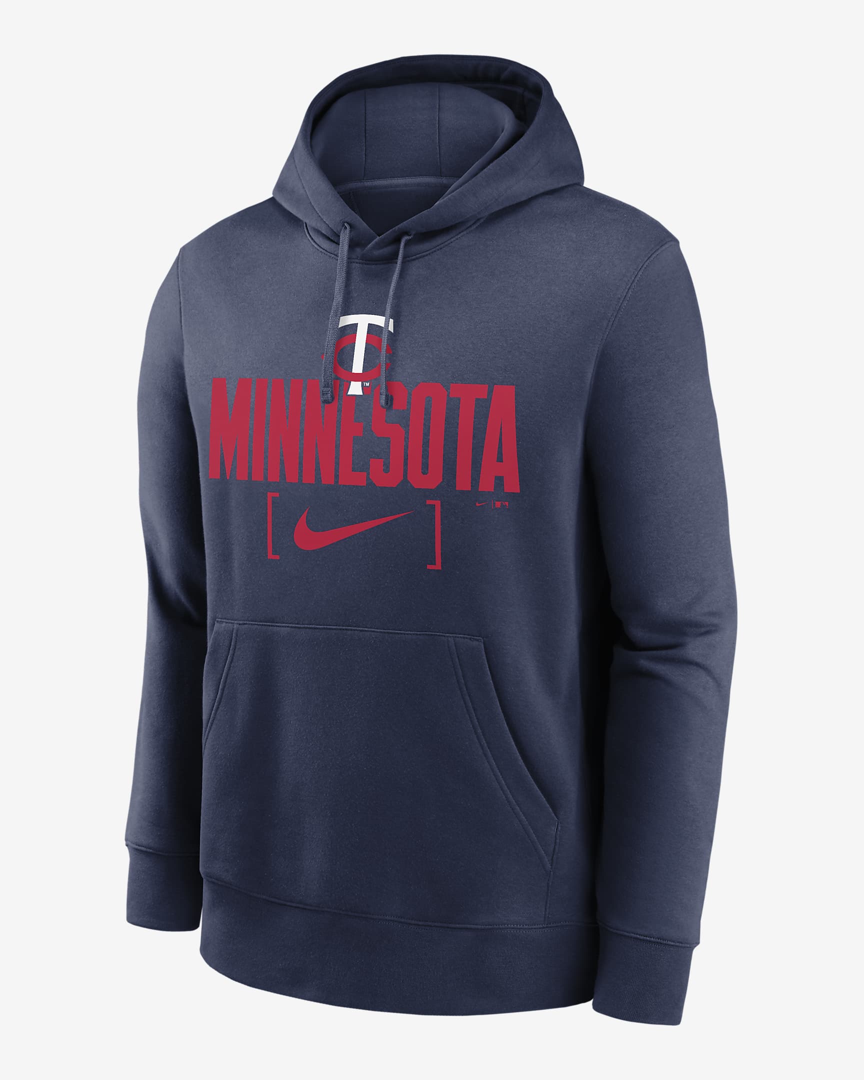 Sudadera con gorro sin cierre Nike de la MLB para hombre Minnesota