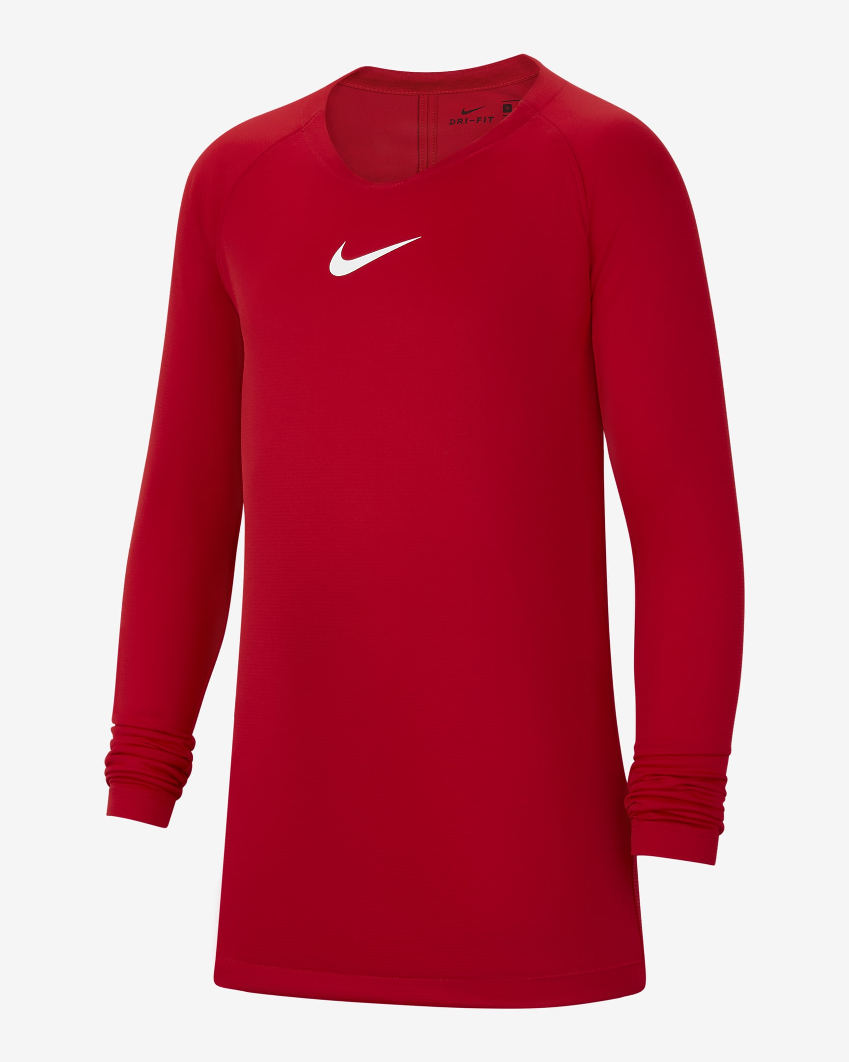 Nike Dri-FIT Park First Layer Kids' Soccer Jersey - University Red/White