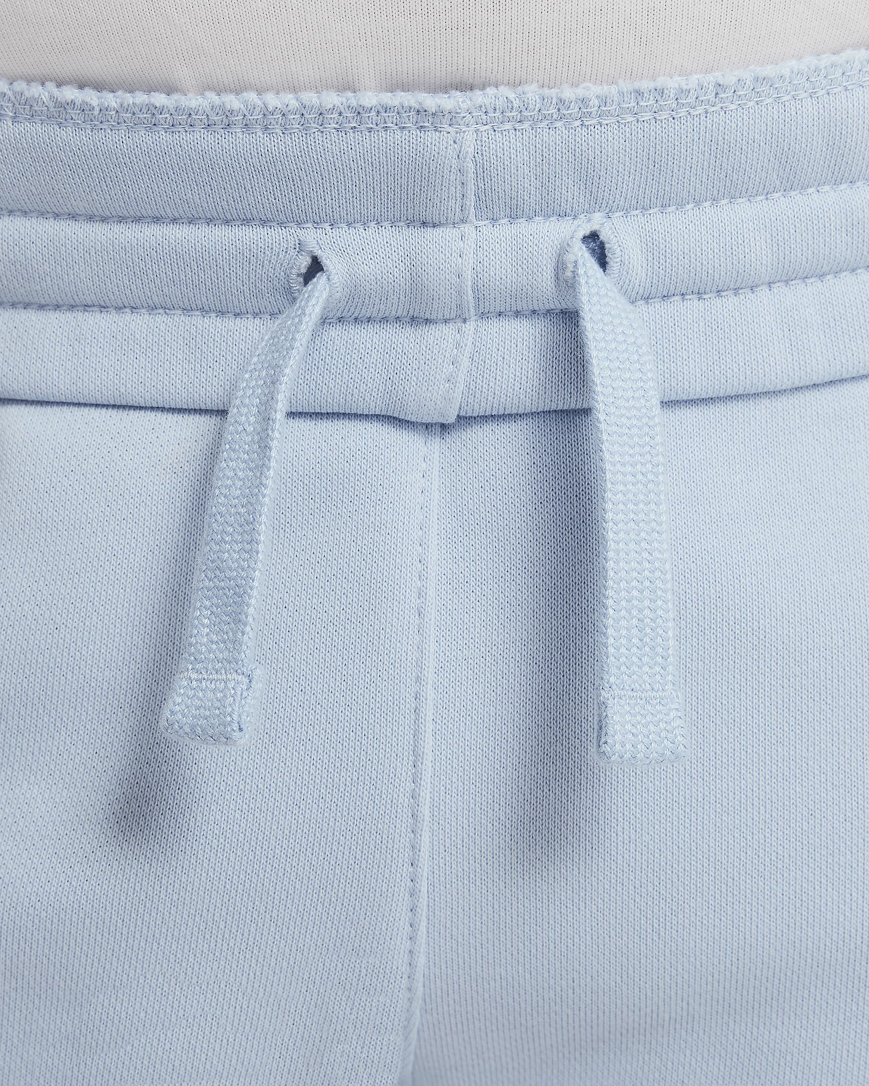 Nike Sportswear Club Fleece French-Terry-Shorts für ältere Kinder (erweiterte Größen) - Light Armory Blue/Weiß/Ashen Slate