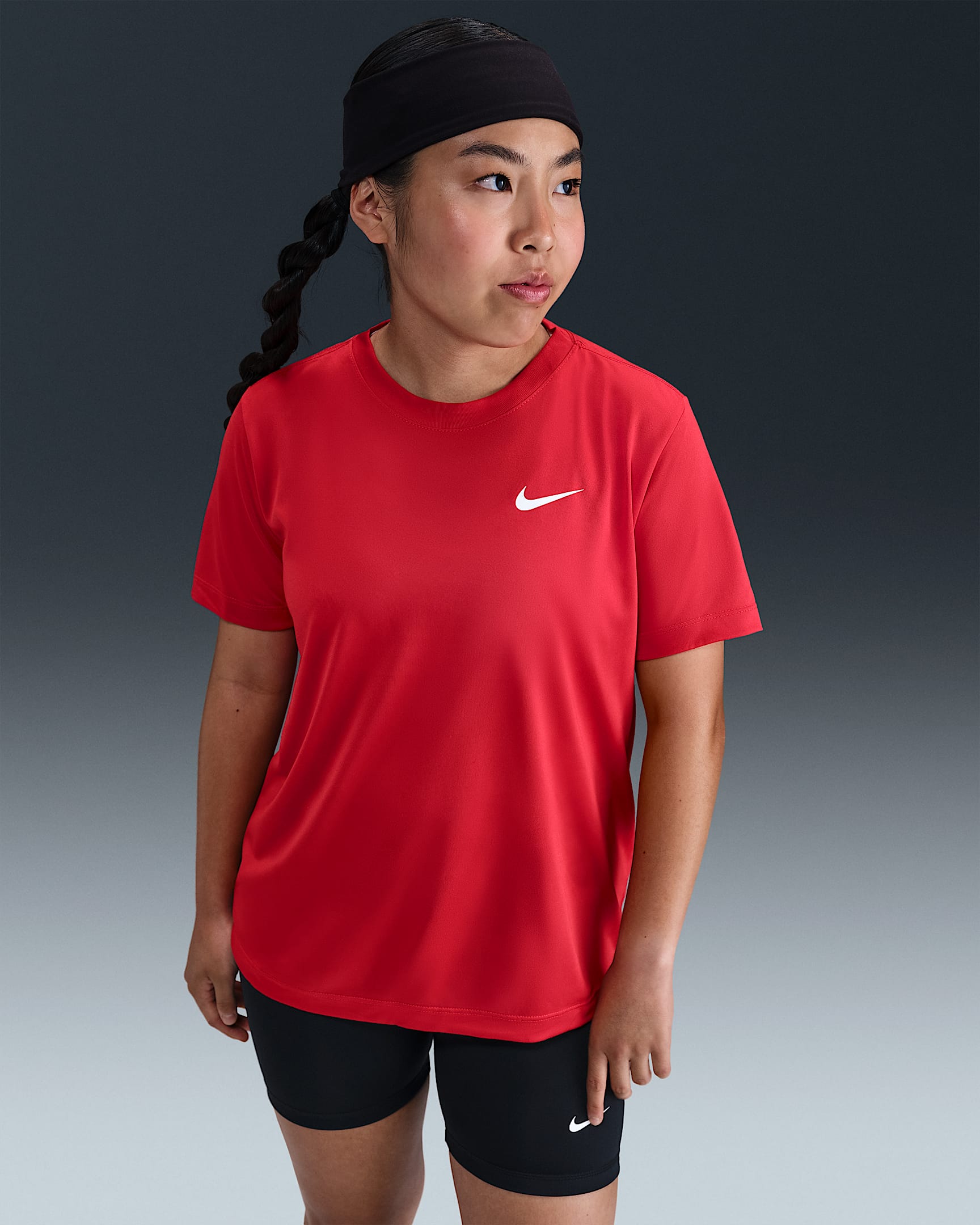 Nike Legend Big Kids' Dri-FIT Training T-Shirt - University Red