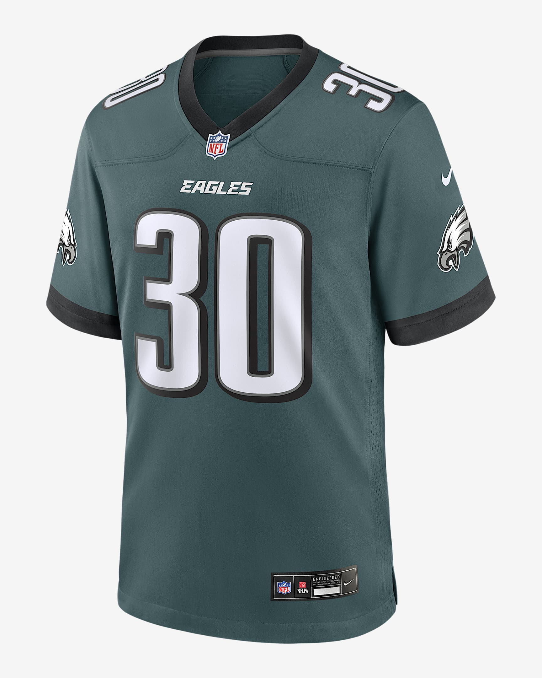 Quinyon Mitchell Philadelphia Eagles Men's Nike NFL Game Football Jersey - Green
