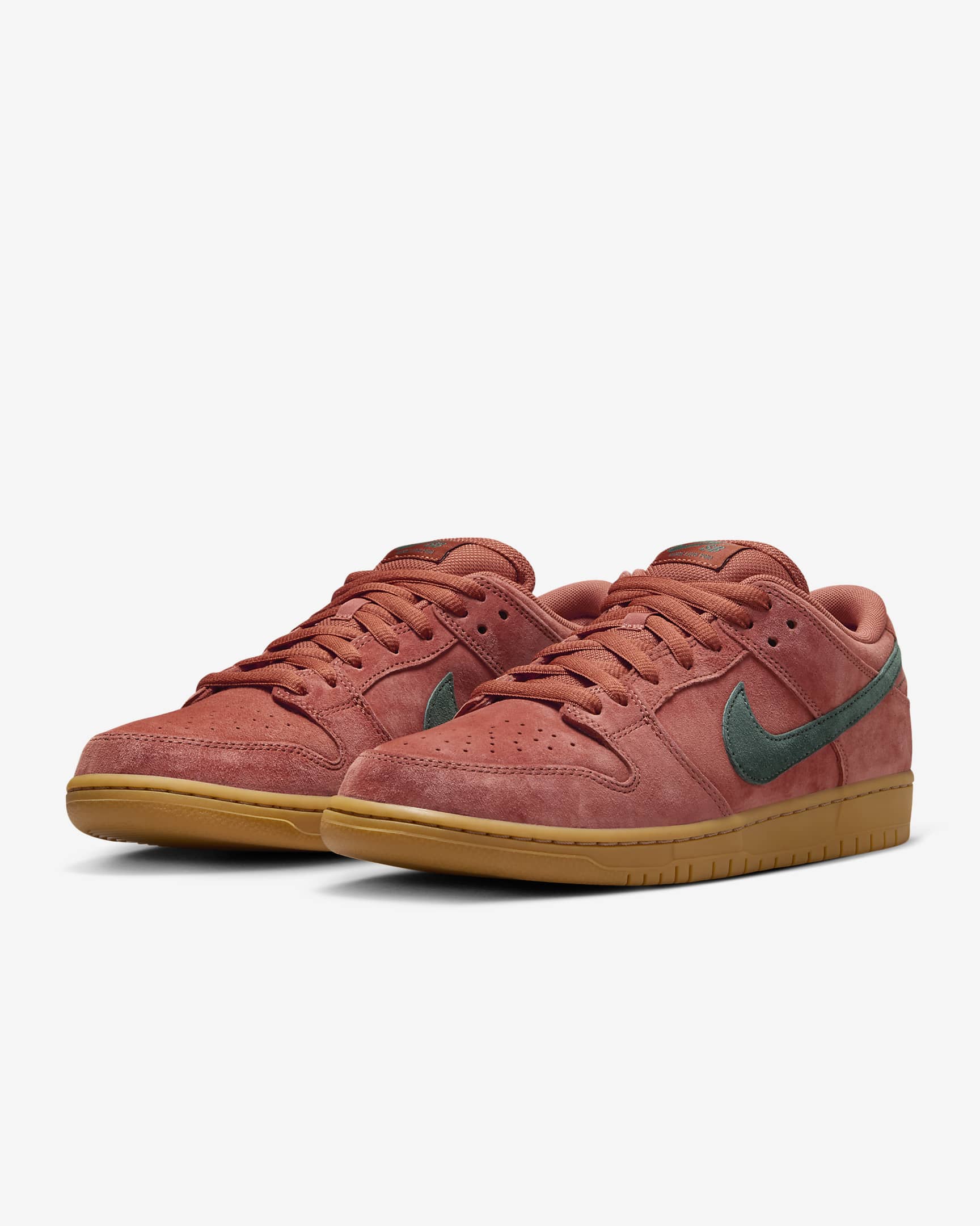 Nike SB Dunk 低筒 Pro 滑板鞋 - Burnt Sunrise/Gum Light Brown/Vintage Green