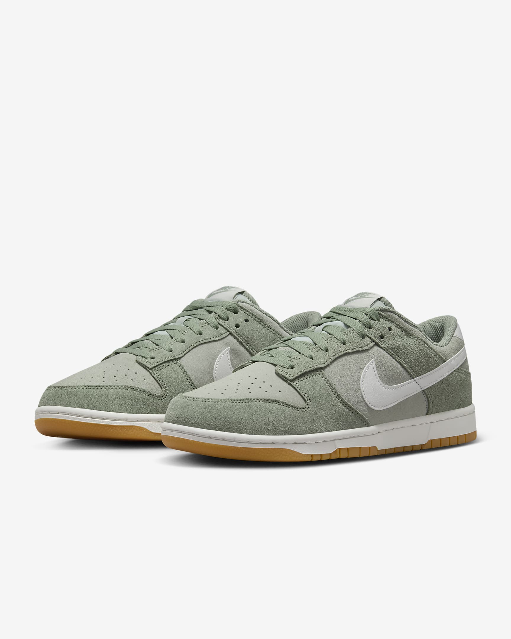 Nike Dunk Low Retro SE Men's Shoes - Jade Horizon/Light Silver/Gum Yellow/Summit White