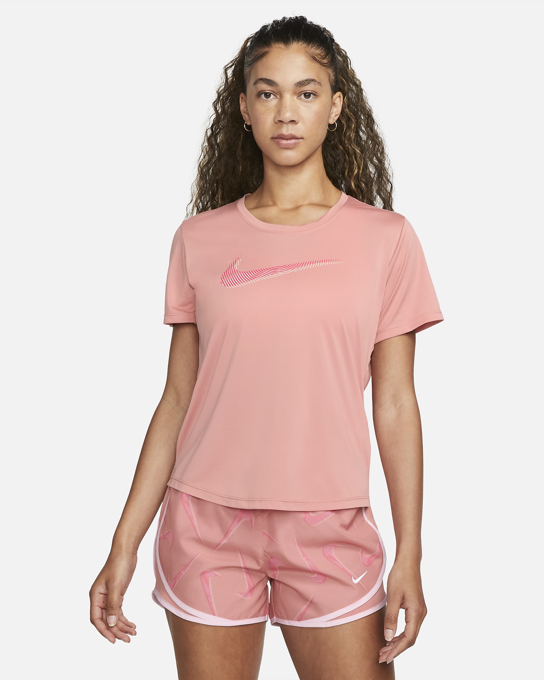 Nike Dri Fit Swoosh Womens Short Sleeve Running Top Nike Au