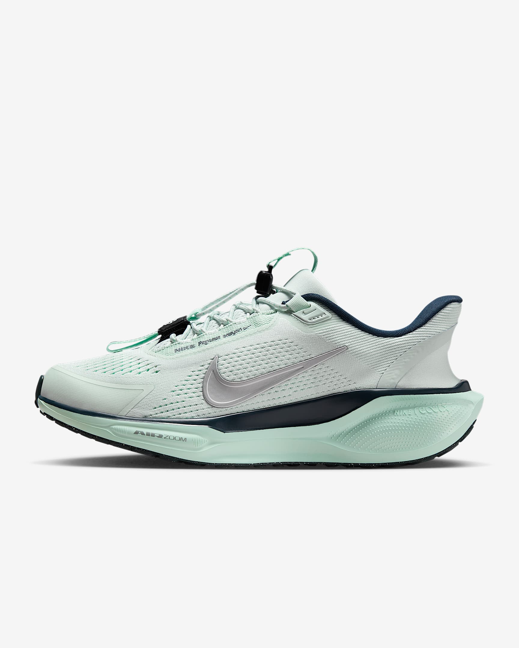 Nike Pegasus EasyOn Women's Road Running Shoes - Ghost Aqua/Mint Foam/Armoury Navy/Metallic Silver