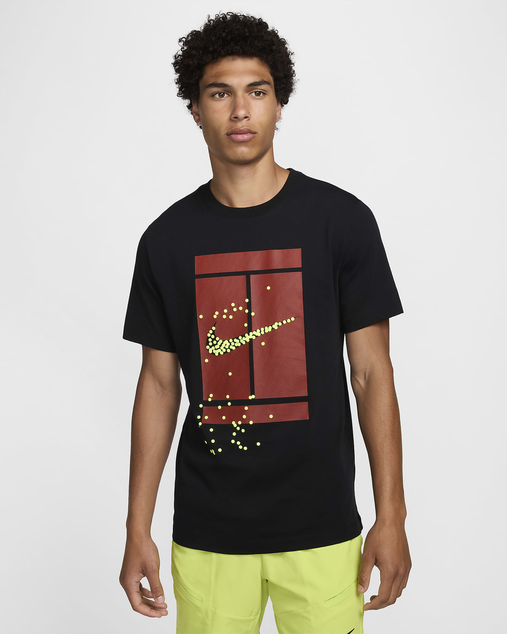 NikeCourt Men's Tennis T-Shirt - Black