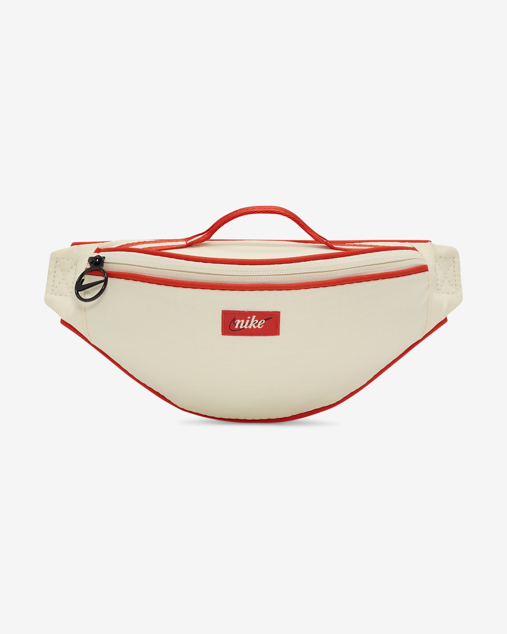 Nike Heritage Retro Fanny Pack (Small, 1L) - Coconut Milk/Picante Red/Coconut Milk