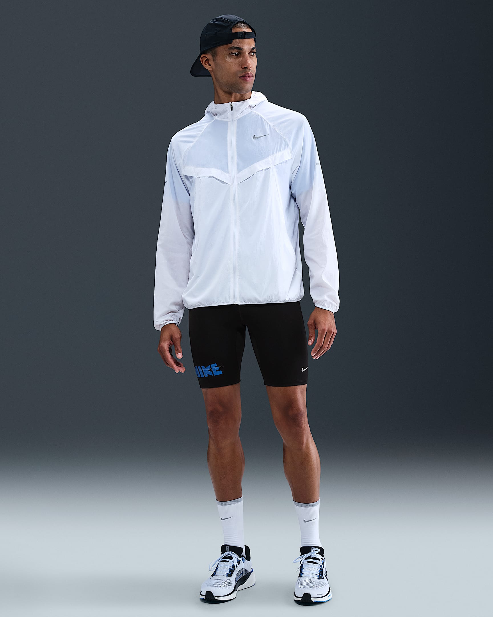 Legging de running demi-longueur Dri-FIT Nike Fast pour homme - Noir