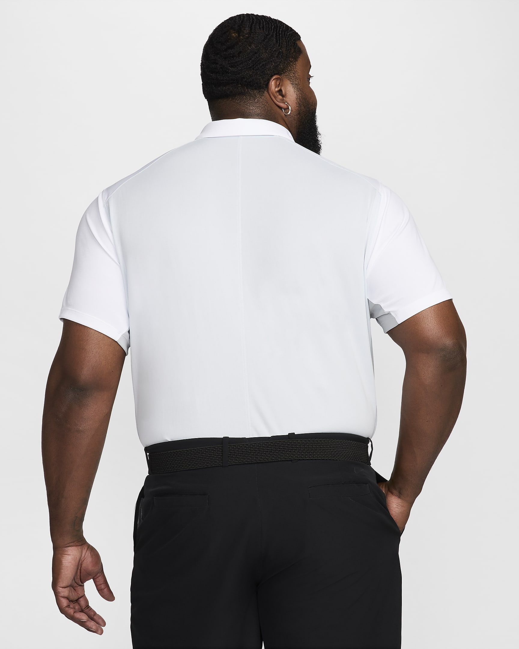 Nike Victory+ Men's Dri-FIT Golf Polo - White/Light Smoke Grey/Pure Platinum/Black