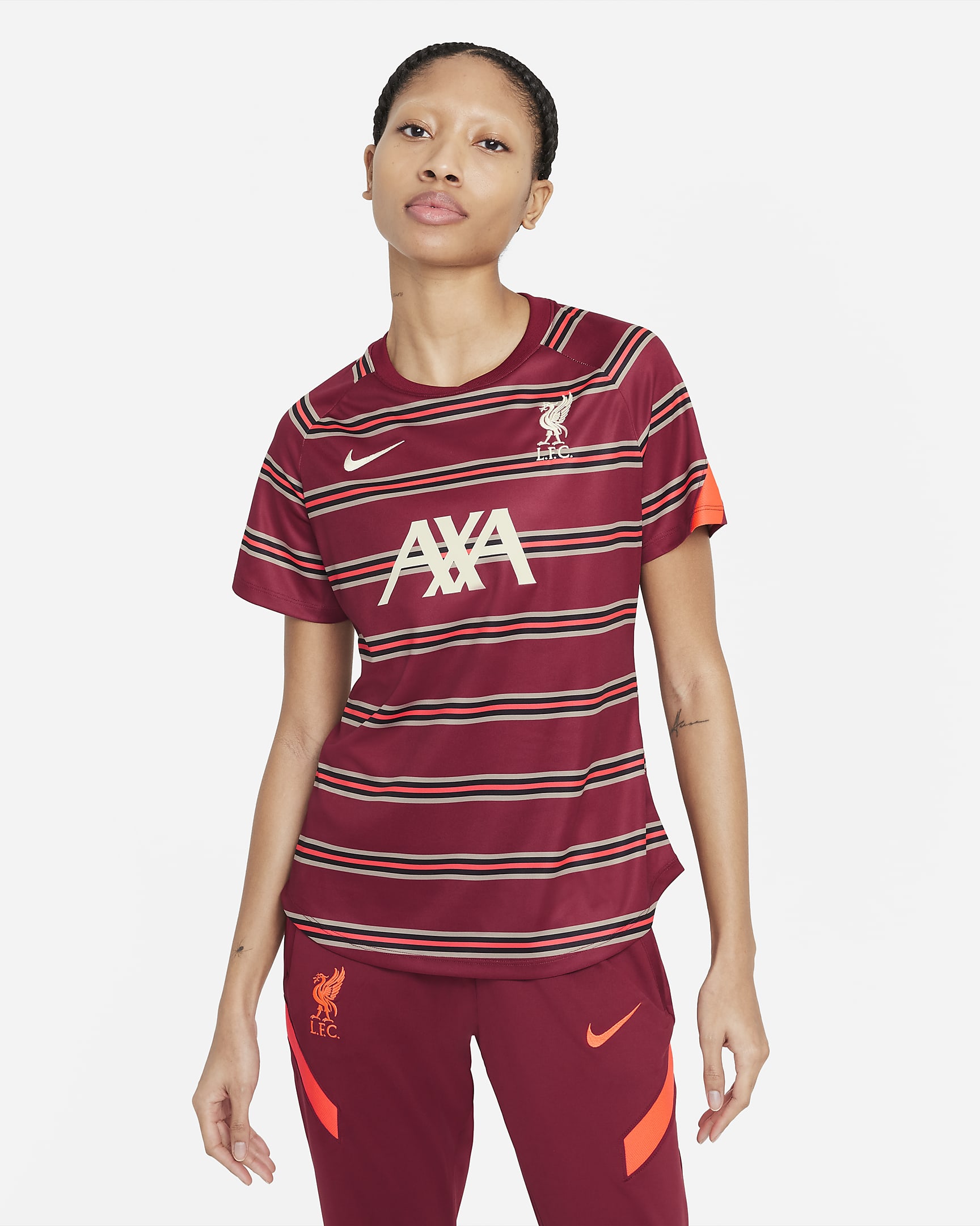 Liverpool FC Women's Pre-Match Short-Sleeve Soccer Top. Nike.com