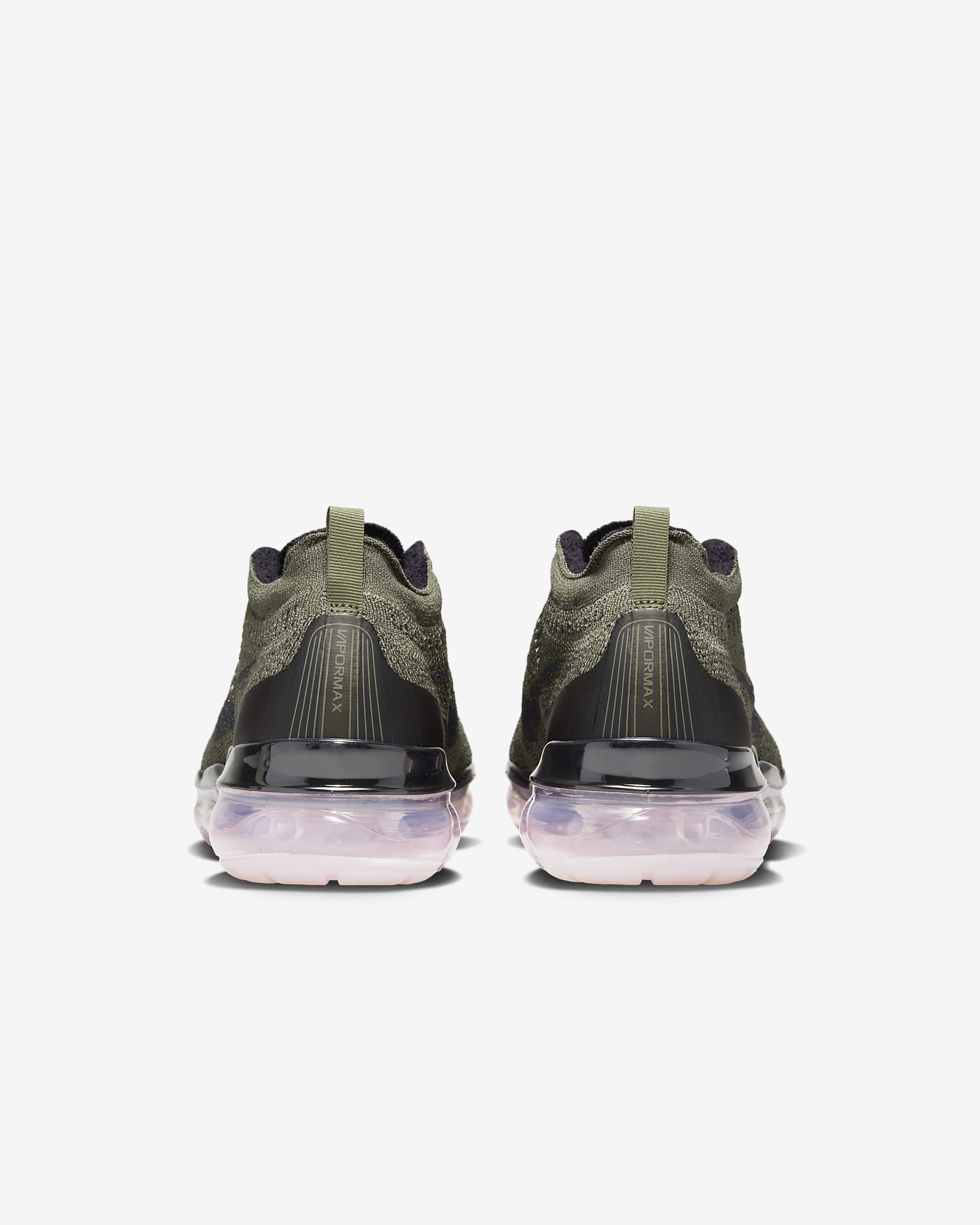 รองเท้าผู้ชาย Nike Air VaporMax 2023 Flyknit - Medium Olive/Pink Oxford/ดำ/ดำ