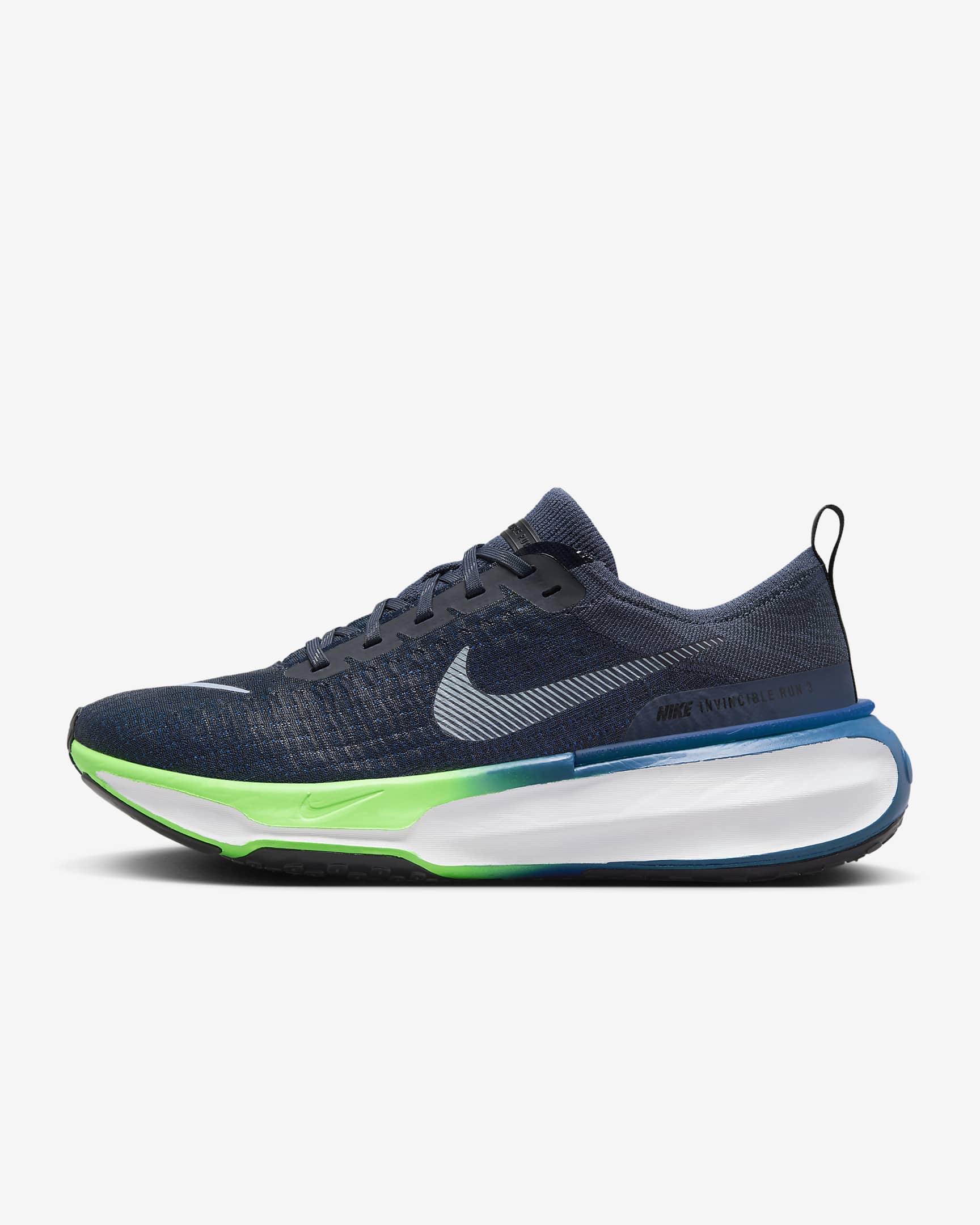 Tenis de correr en pavimento para hombre Nike Invincible 3 - Trueno azul/Negro/Blanco/Azul militar claro