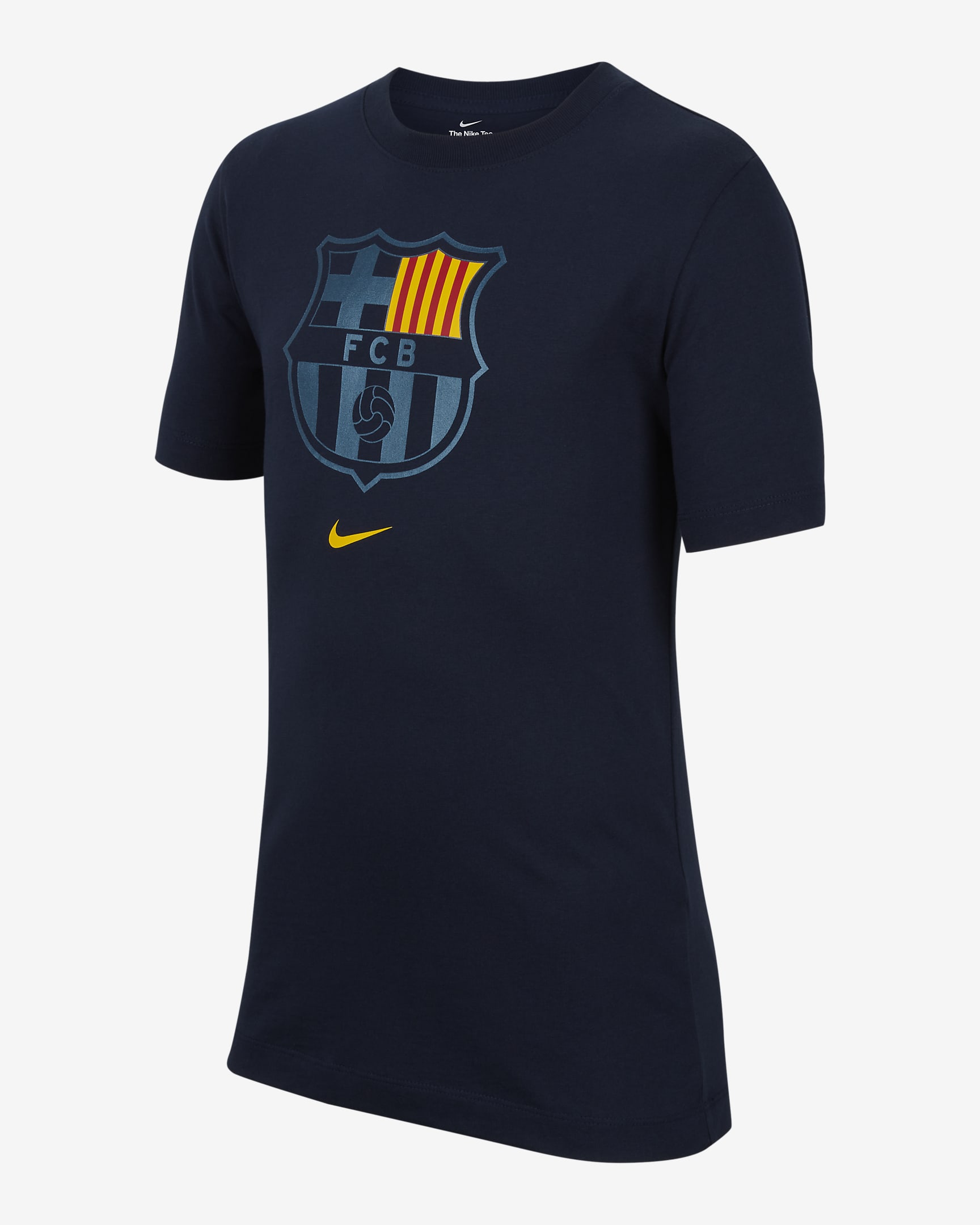 Barcelona Crest Big Kids' Nike Soccer TShirt.