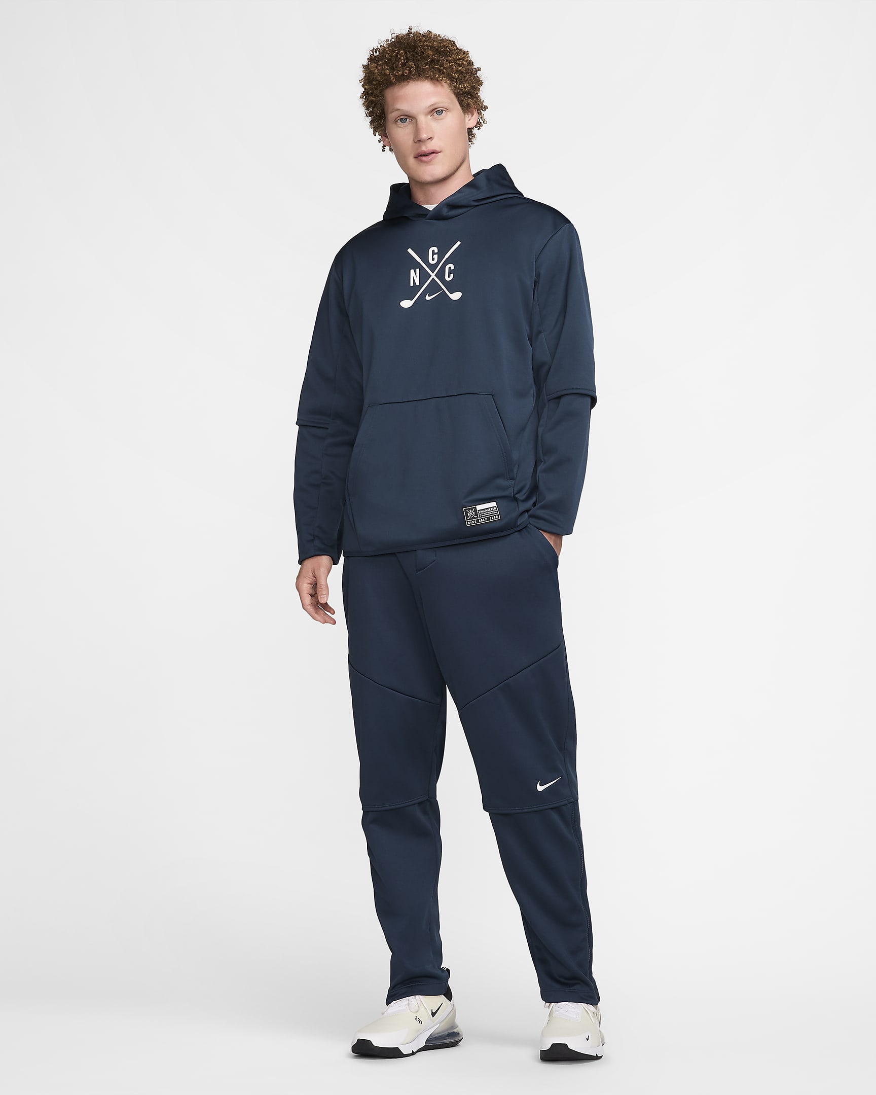 Nike Golf Club-golfbukser til mænd - Armory Navy/Armory Navy/hvid