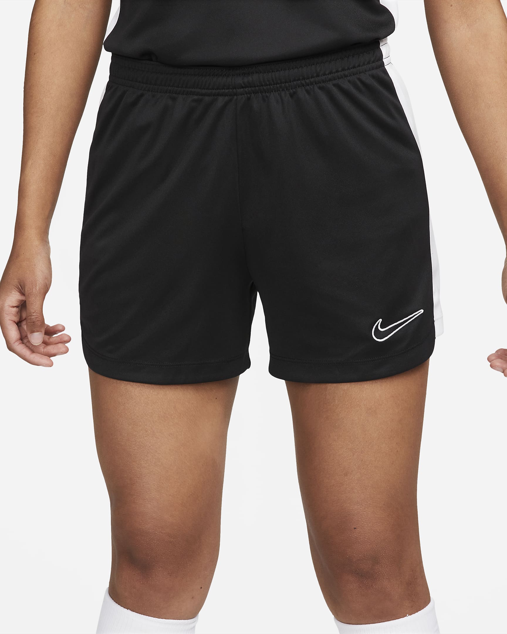 Nike Dri-FIT Academy 23-fodboldshorts til kvinder - sort/hvid/hvid