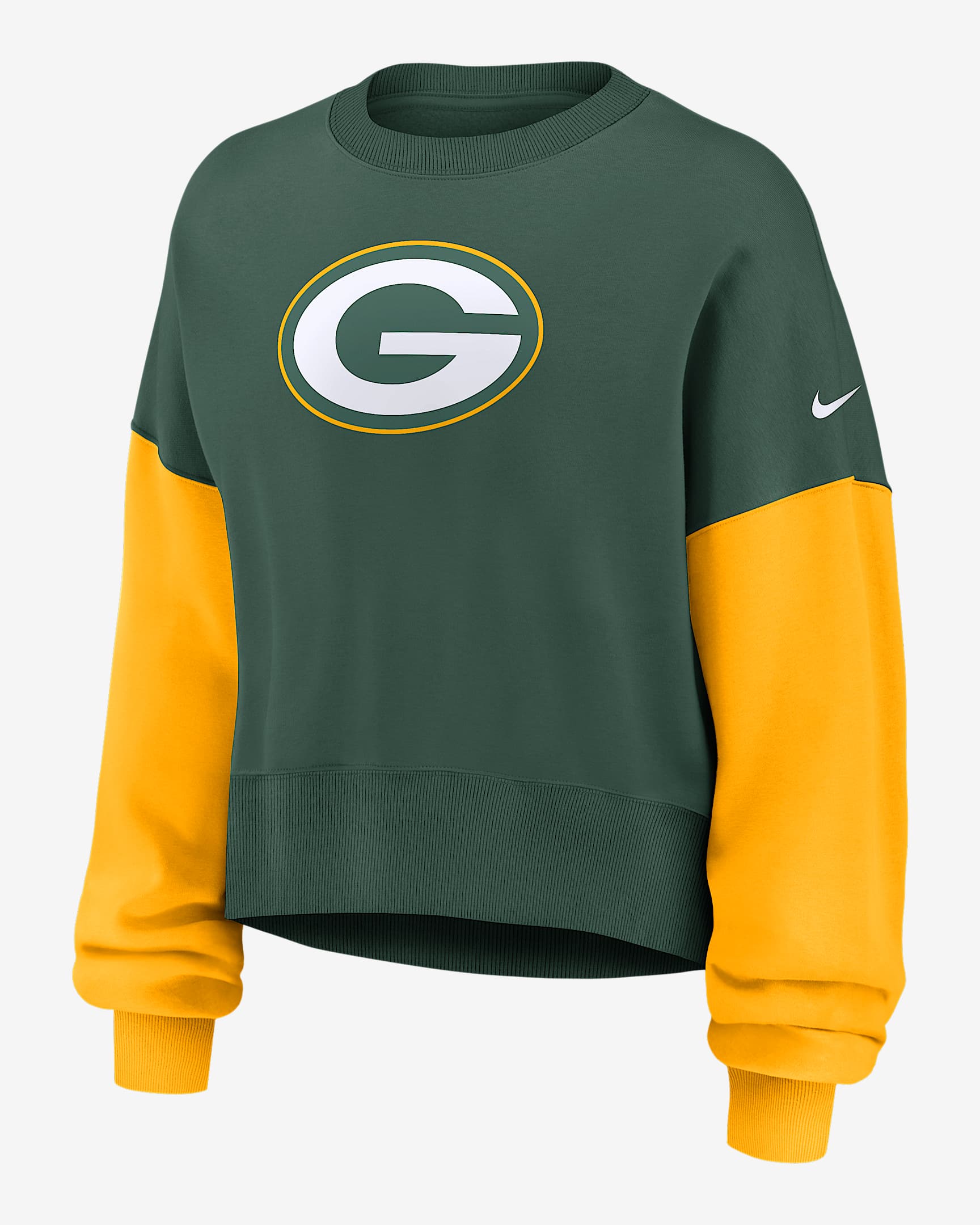 Green Bay Packers Women's Nike NFL Pullover Crew - Green