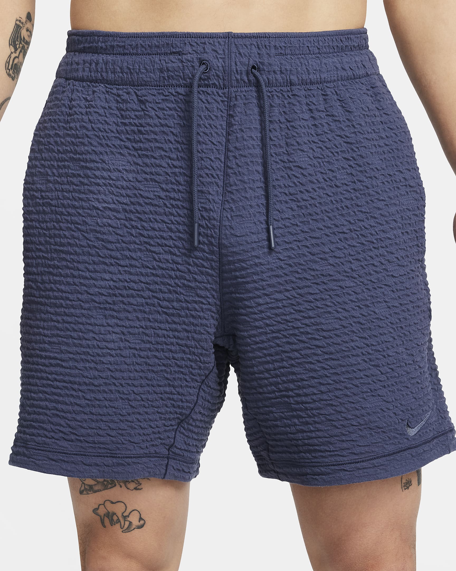 Nike Yoga Men's Dri-FIT 7" Unlined Shorts - Thunder Blue/Thunder Blue