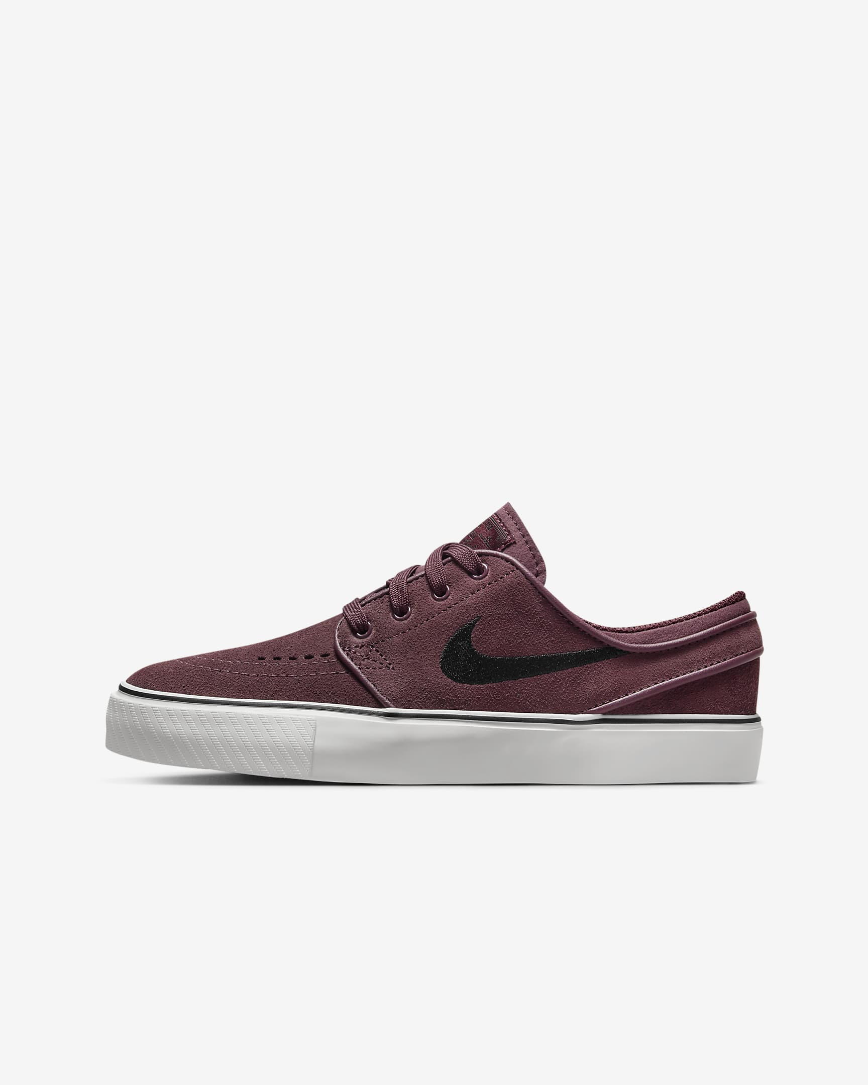 Nike SB Stefan Janoski 大童滑板鞋 - Burgundy Crush/Burgundy Crush/Sail/黑色