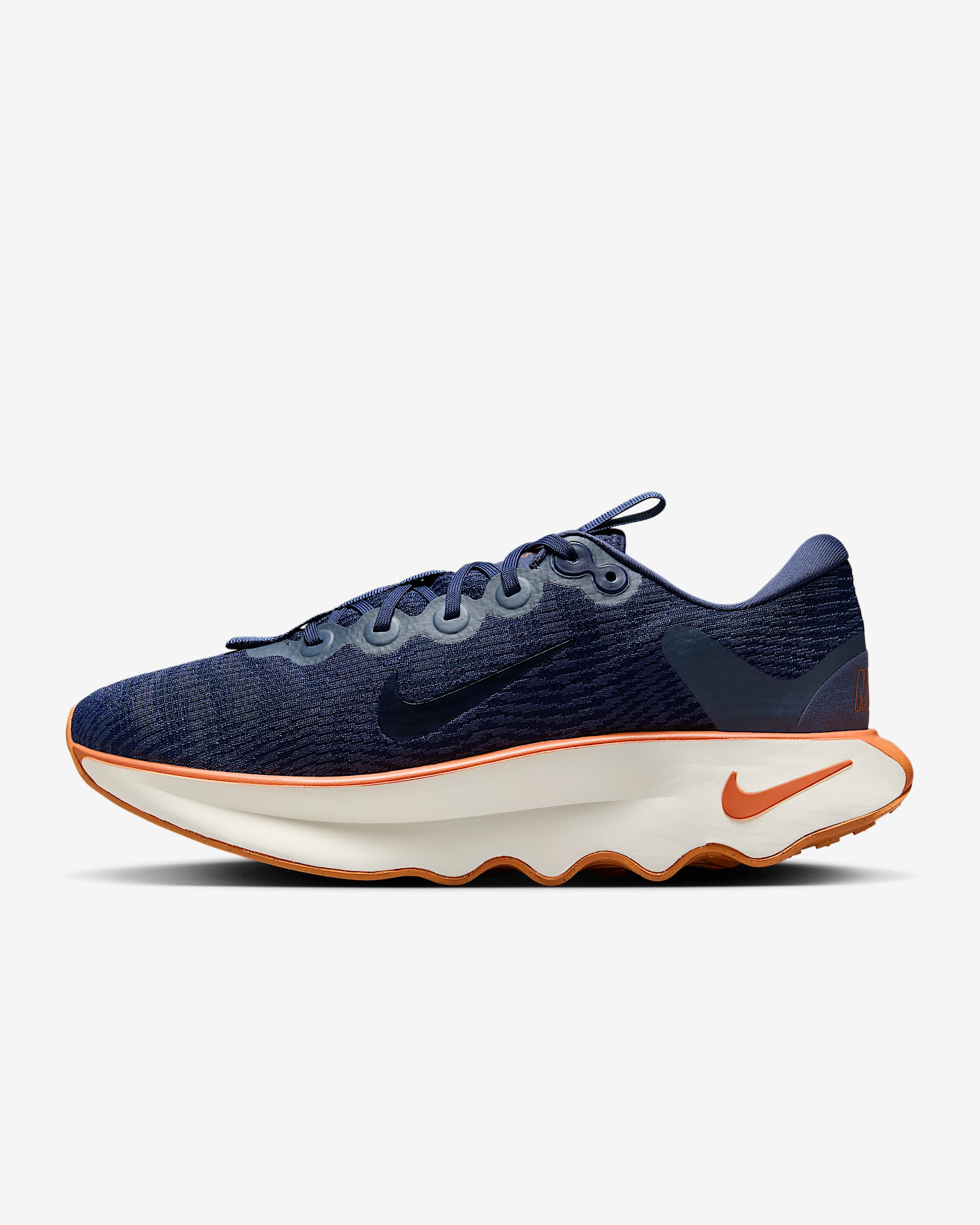 Nike Motiva Men's Walking Shoes - Thunder Blue/Midnight Navy/Healing Orange/Thunder Blue