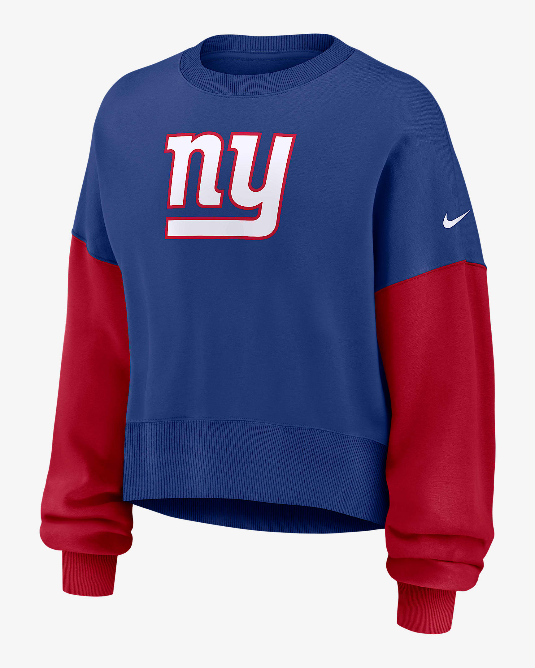 New York Giants Women's Nike NFL Pullover Crew - Rush Blue