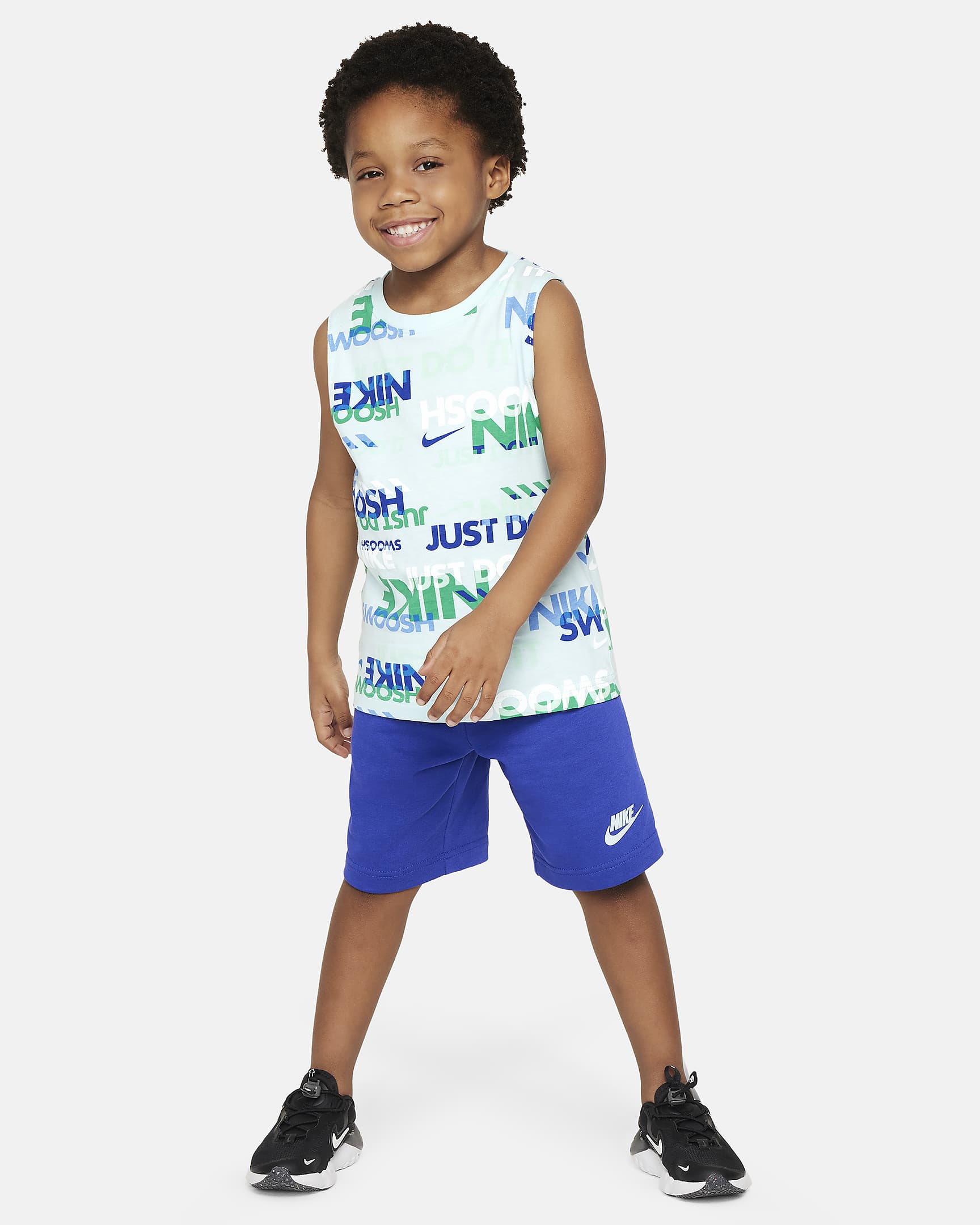 Nike Sportswear PE Little Kids' Printed Tank Set. Nike.com