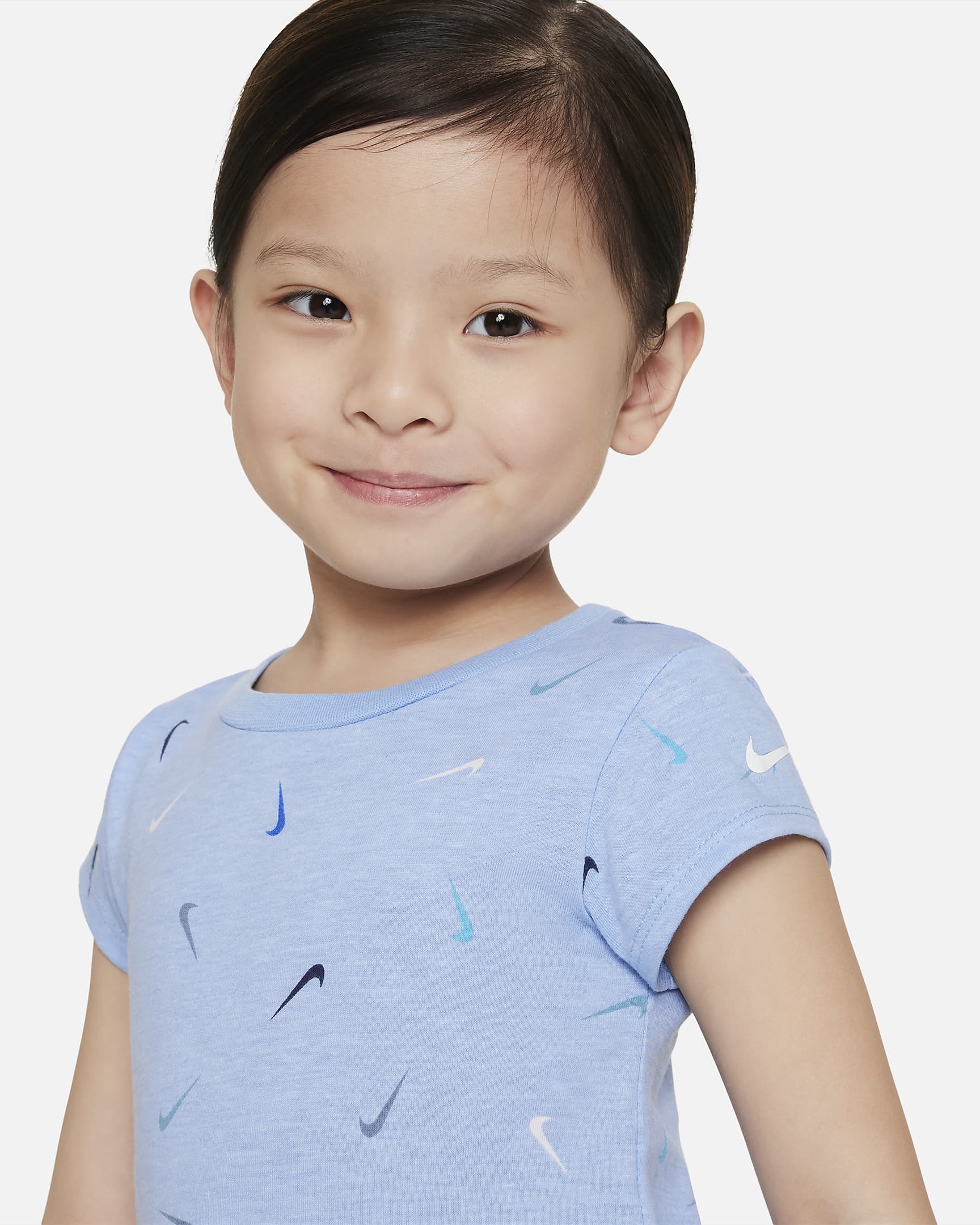 Nike Swoosh Printed Tee Dress Toddler Dress. Nike.com