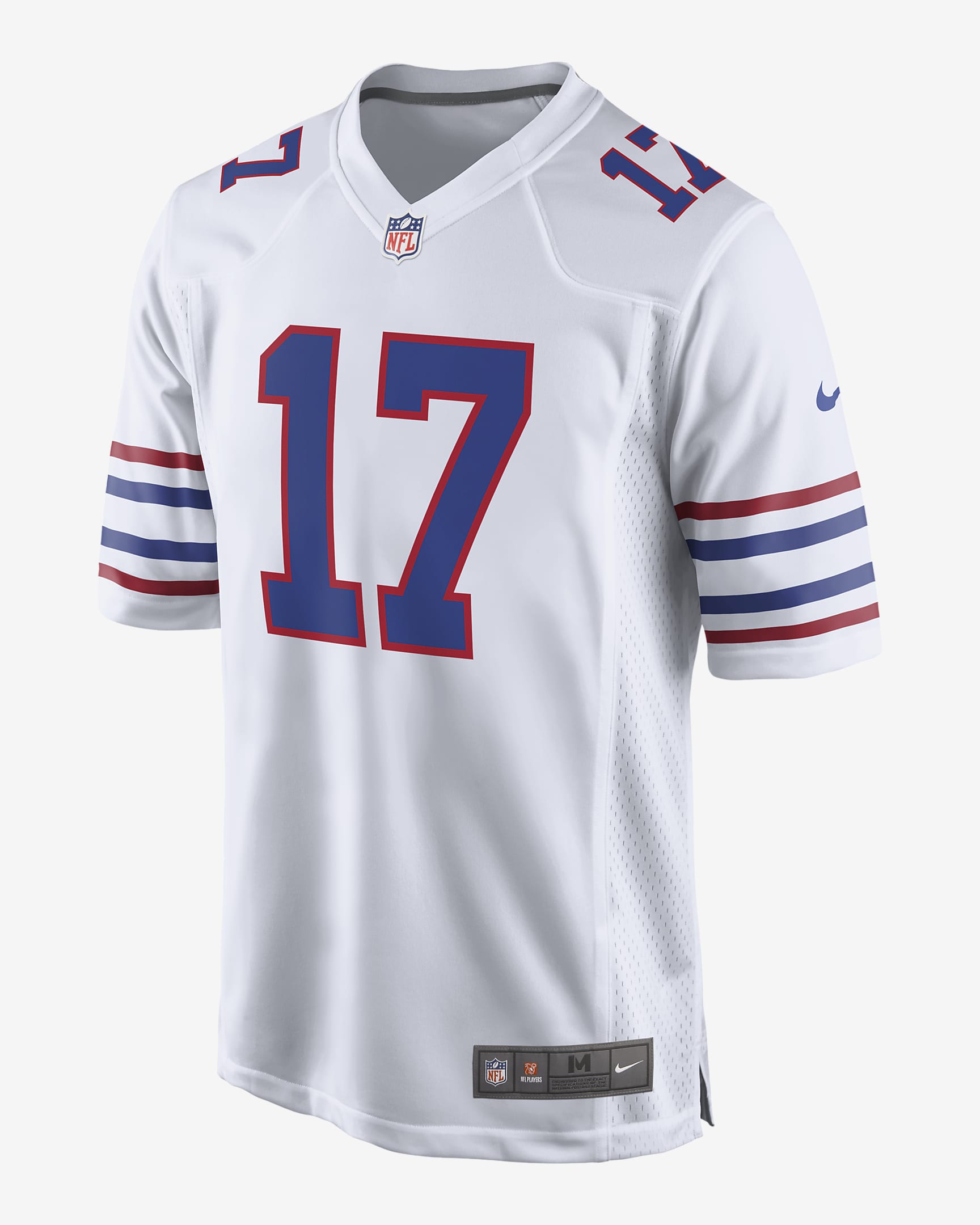 Jersey de fútbol americano Game para hombre NFL Buffalo Bills (Josh Allen) - Blanco