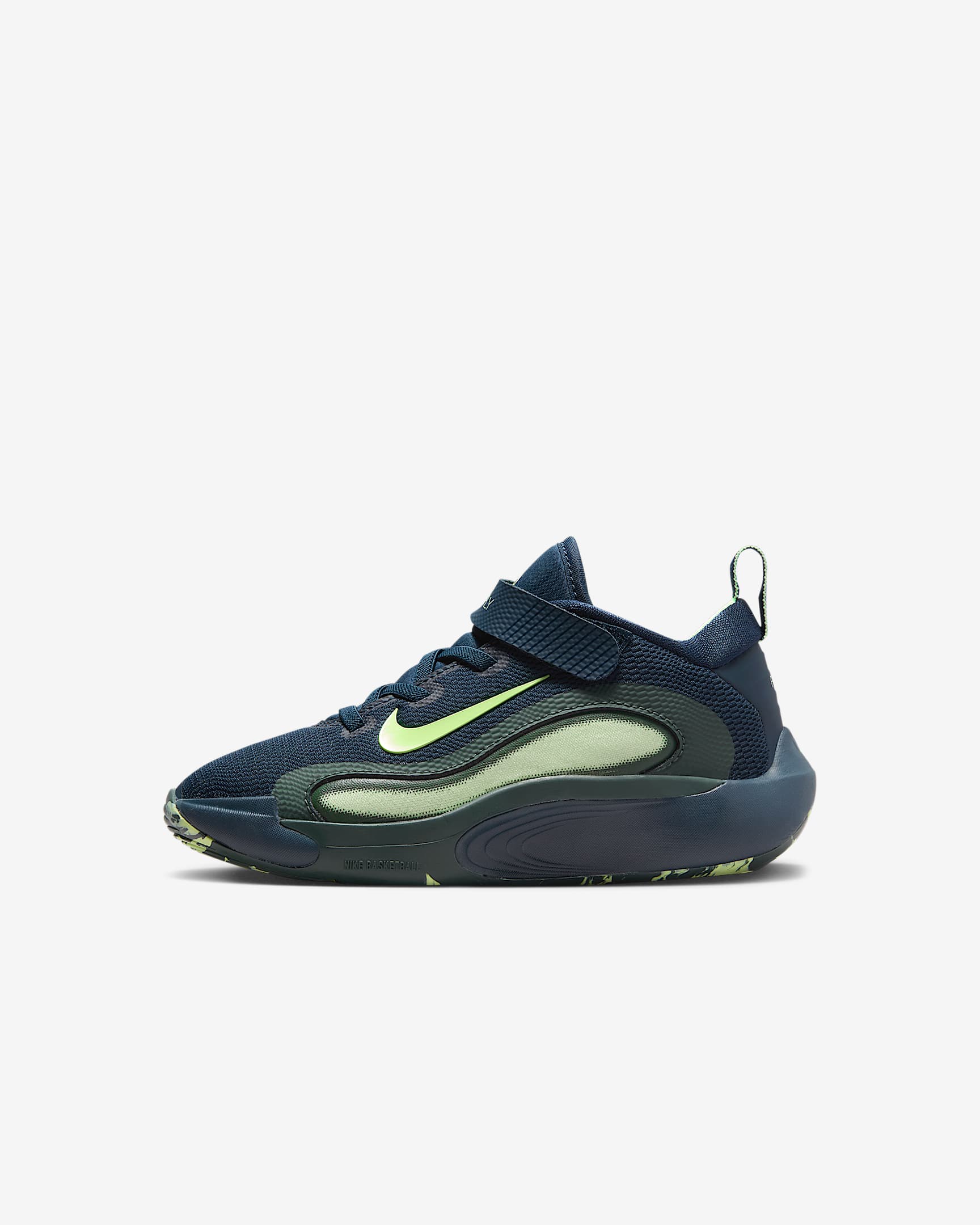 Nike IsoFly Little Kids' Shoes - Armory Navy/Vintage Green/Barely Volt