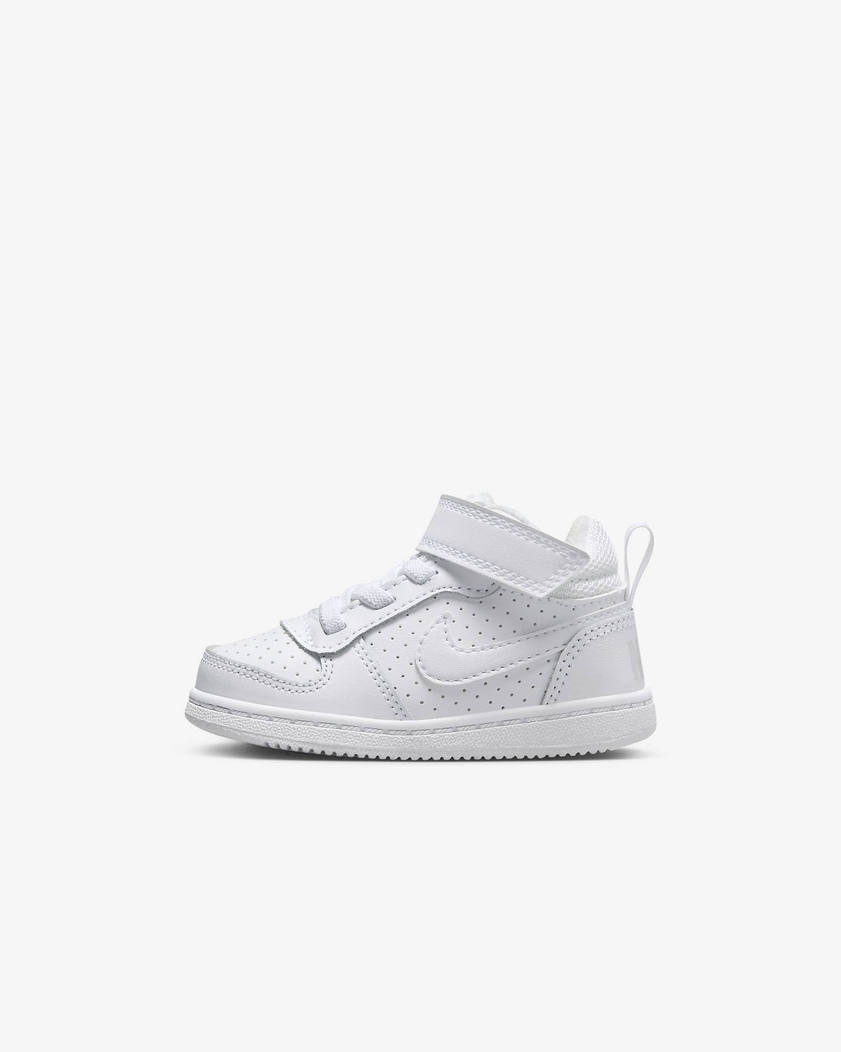 Nike Court Borough Mid Baby/Toddler Shoes - White/White