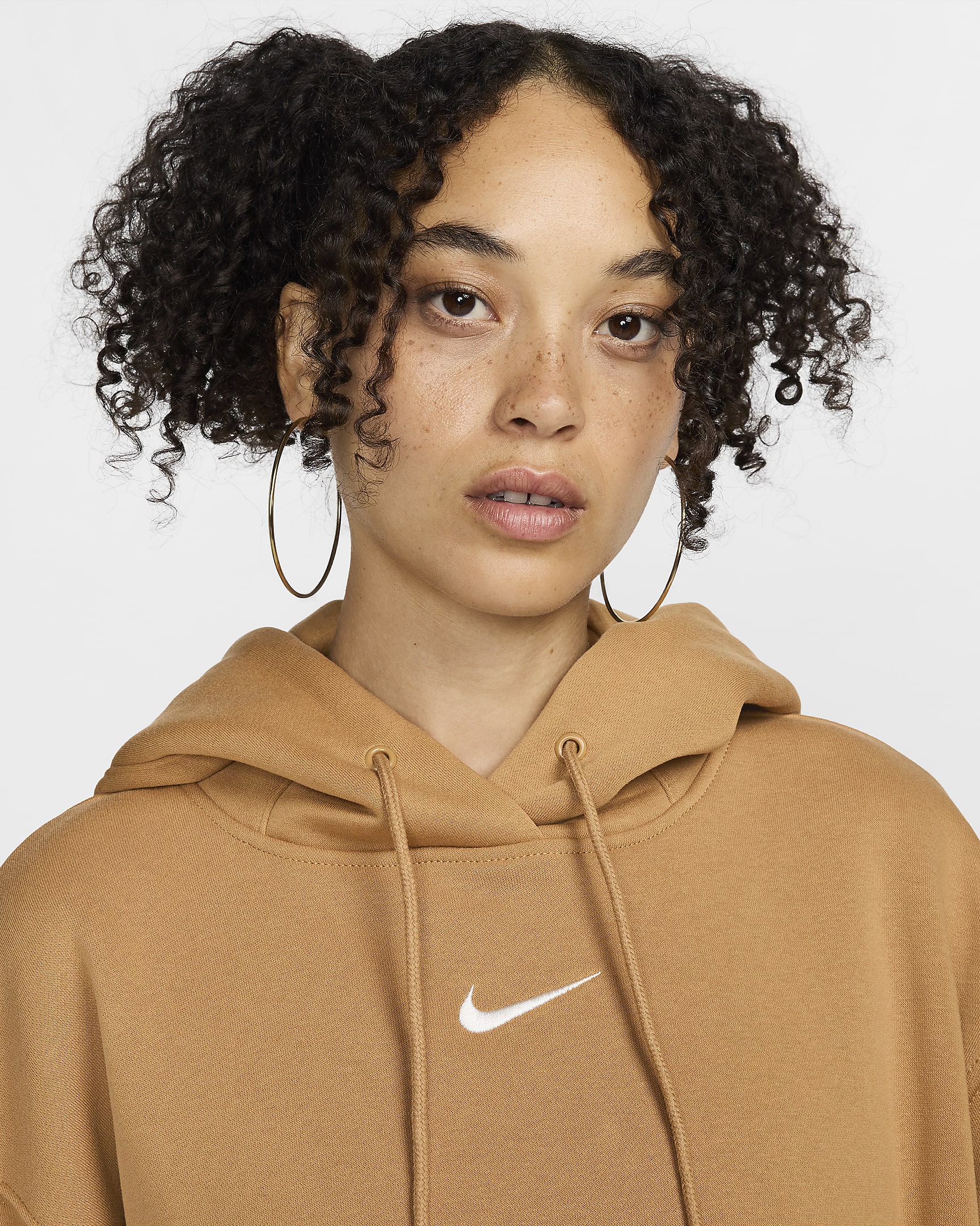 Nike Sportswear Phoenix Fleece Women's Oversized Pullover Hoodie - Flax/Sail