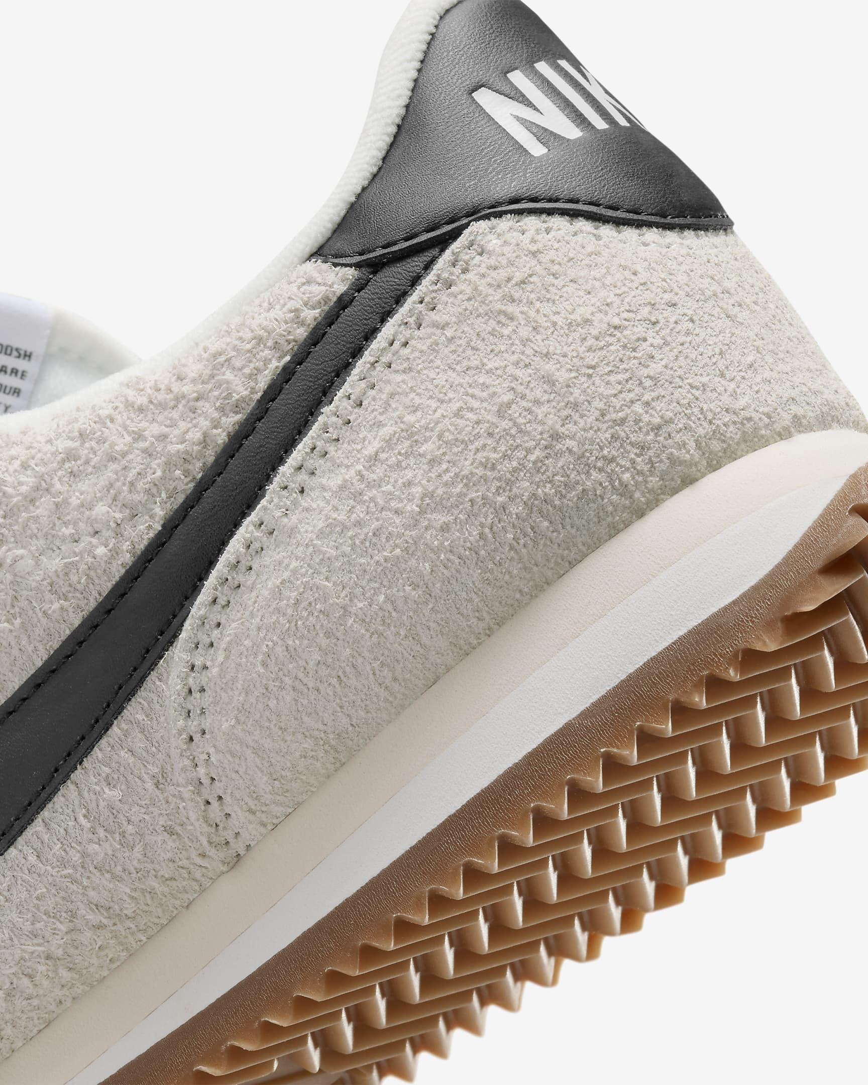 Chaussure Nike Cortez Vintage Suede pour femme - Summit White/Muslin/Gum Medium Brown/Noir