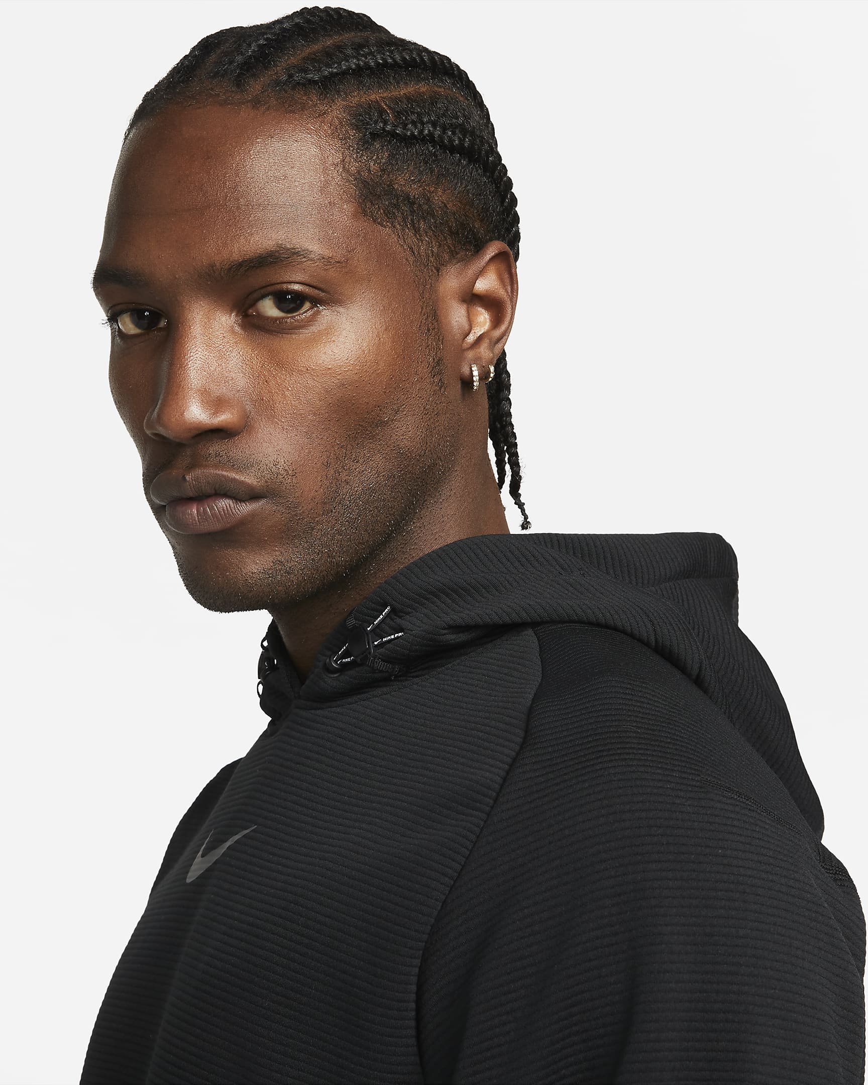 Nike Pro Men's Pullover Fleece Training Hoodie. Nike SK