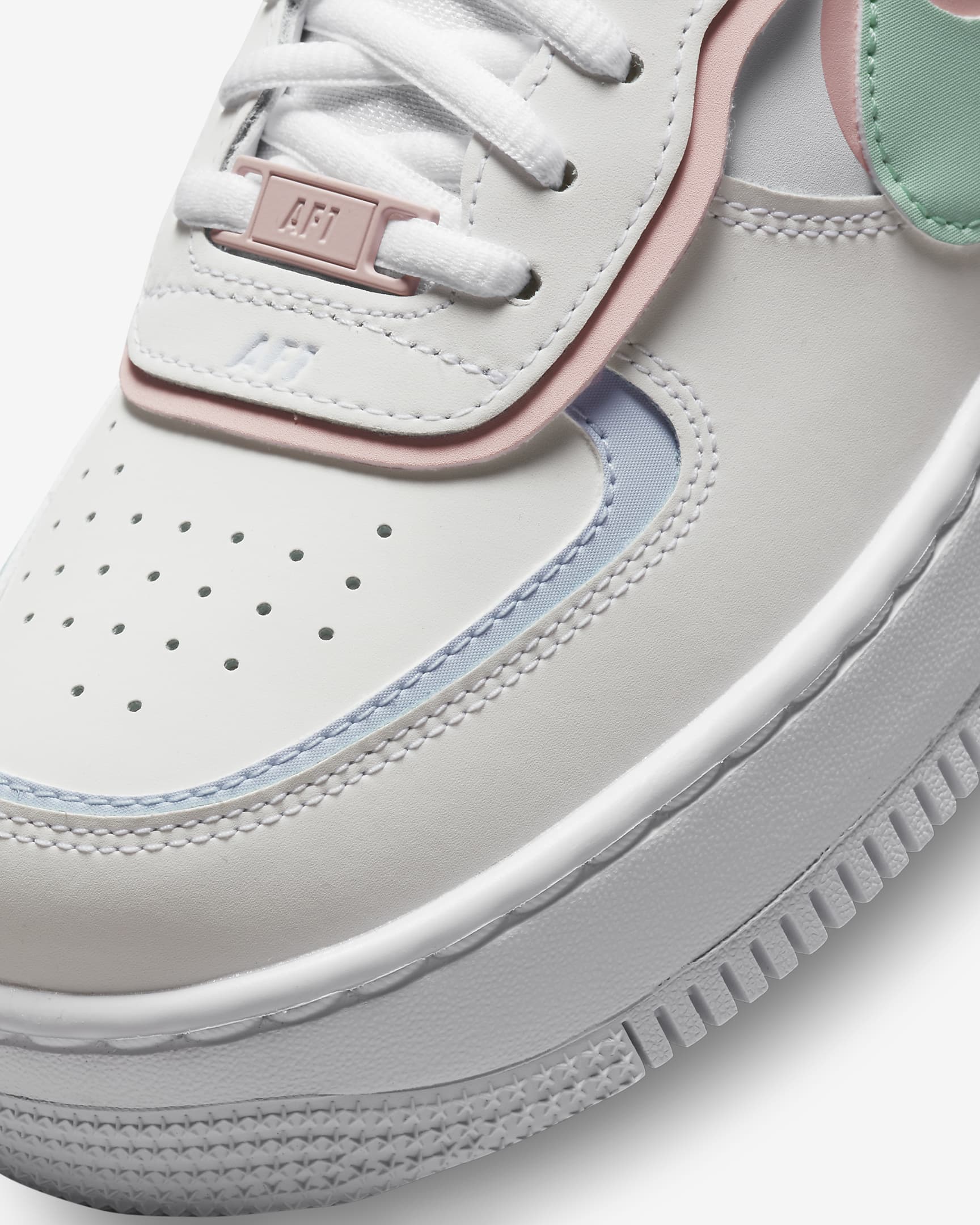 Nike Air Force 1 Shadow Sabatilles - Dona - Blanc/Mint Foam/Football Grey/Atmosphere