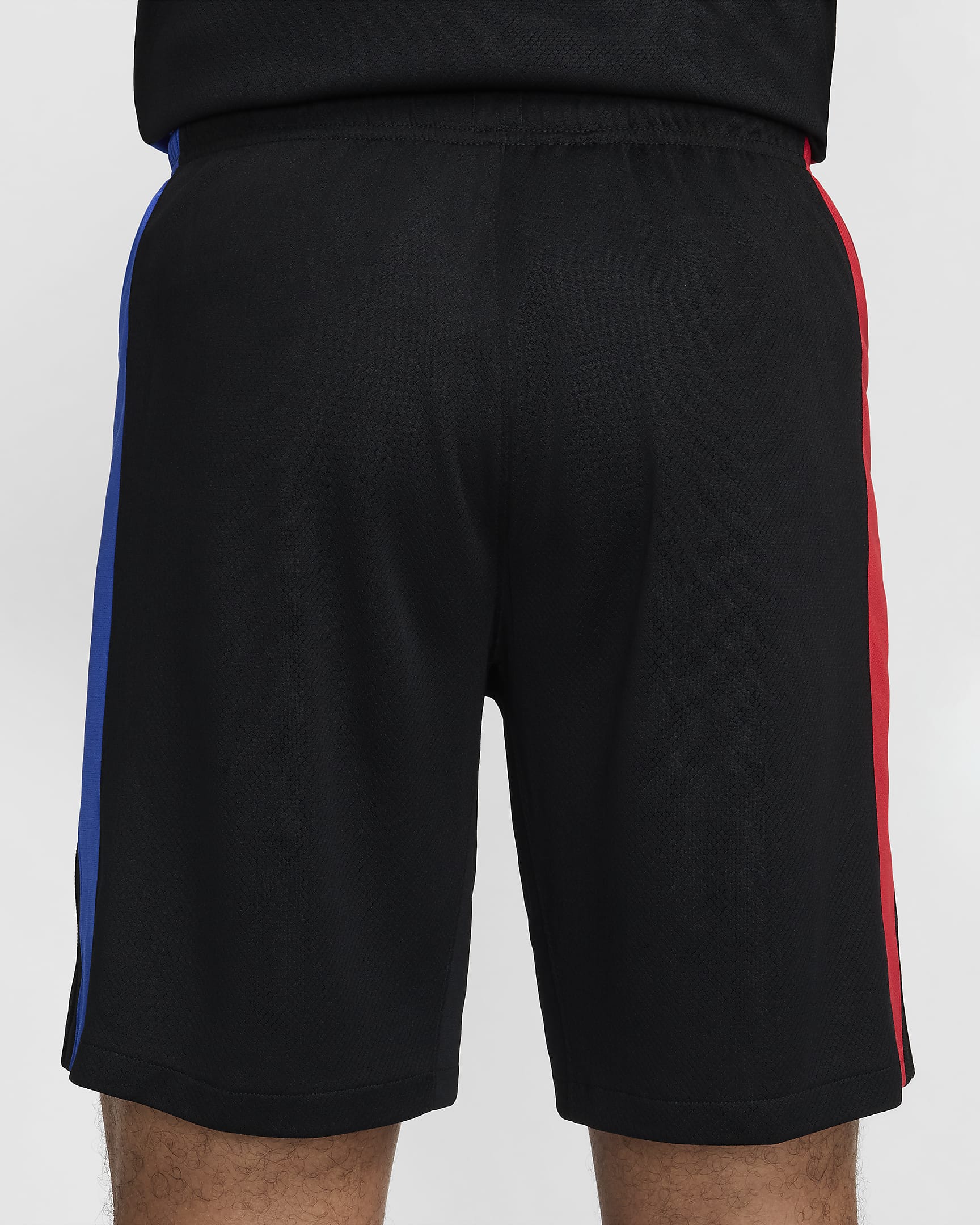 F.C. Barcelona 2024/25 Stadium Away Men's Nike Dri-FIT Football Replica Shorts - Black/University Red/Hyper Royal/Black