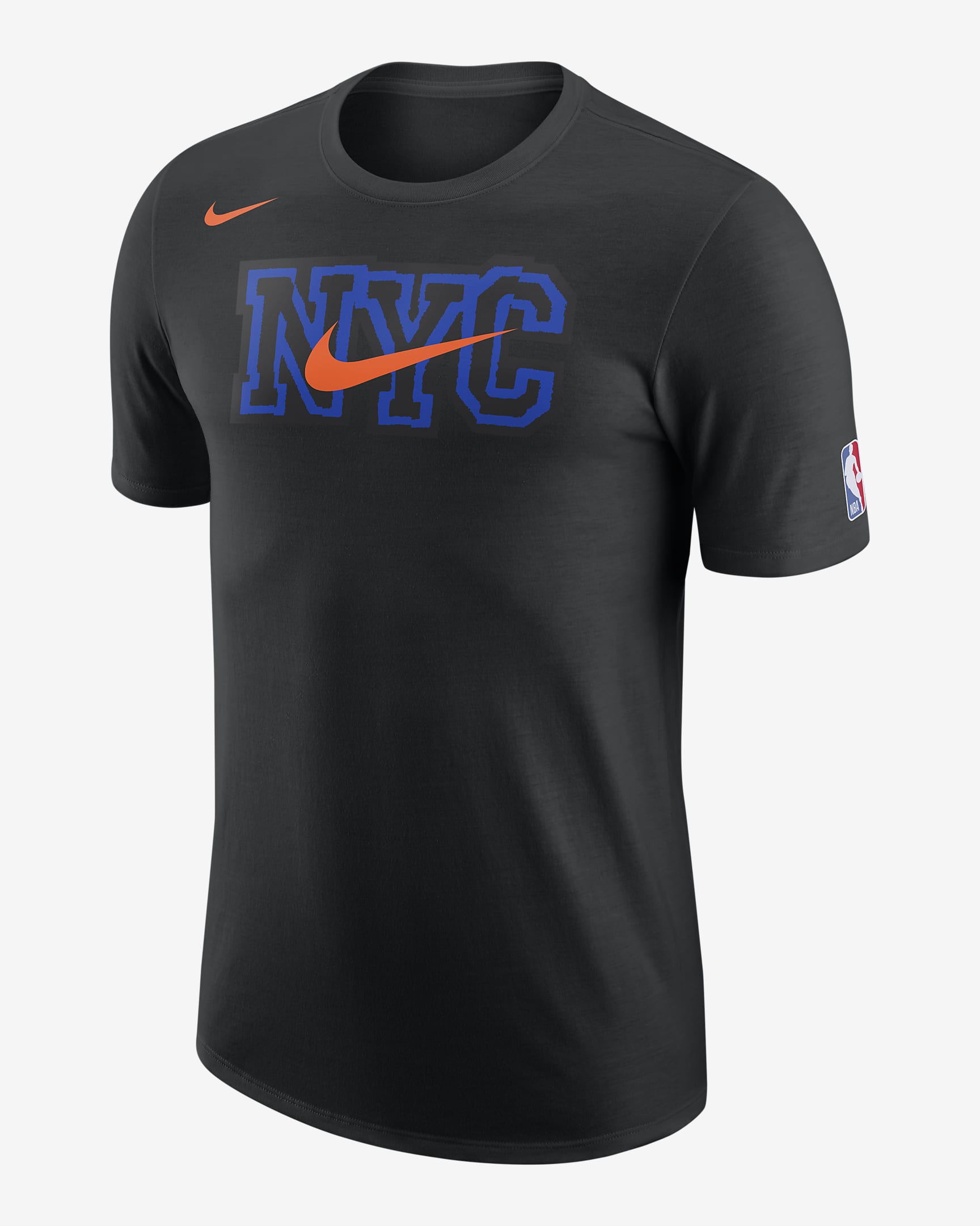 Playera con logotipo de la NBA Nike para hombre New York Knicks City Edition.