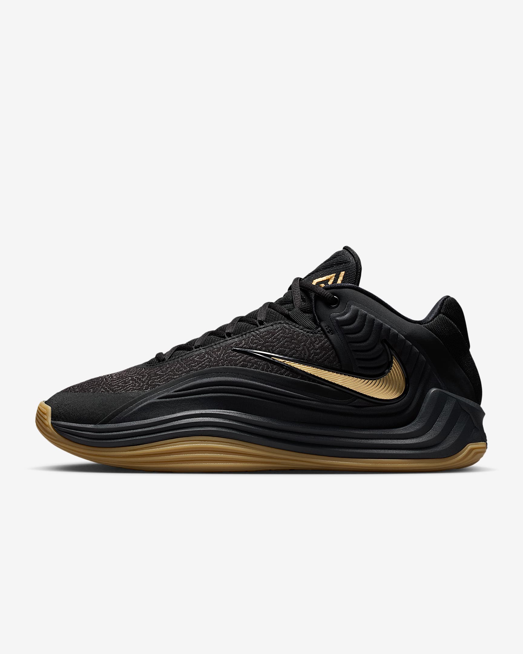 Giannis Freak 7 EP Basketball Shoes - Black/Off Noir/Gum Light Brown/Metallic Gold