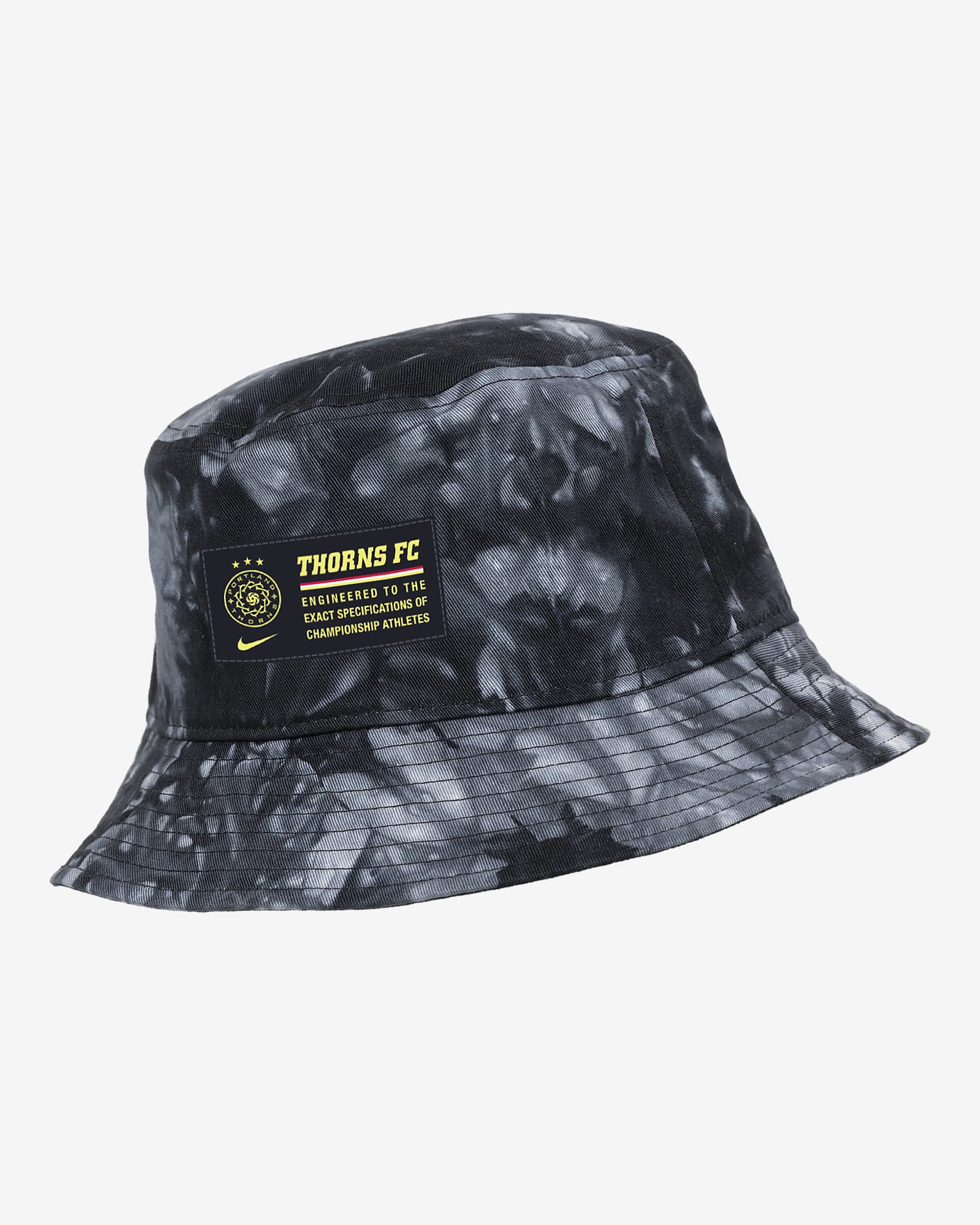 Portland Thorns FC Nike NWSL Tie-Dye Bucket Hat - Black